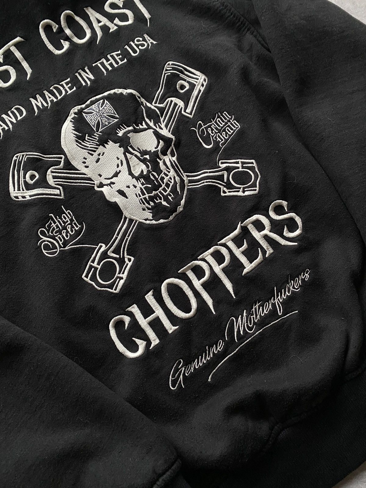 West Coast Choppers Vintage Y2K West Coast Choppers High Speed Hoodie Full Zip Size US L / EU 52-54 / 3 - 5 Thumbnail