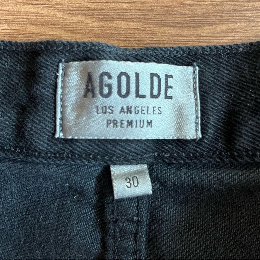 Agolde 🖤 Agolde Black Vintage Cut-Off Denim Shorts 🖤 Size 42" / US 20 - 5 Thumbnail