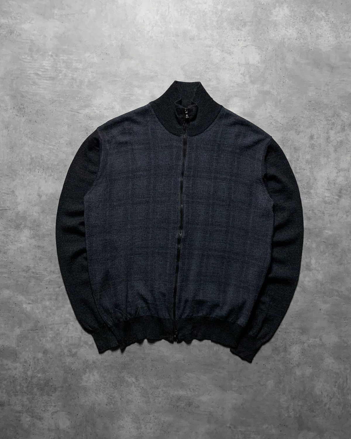 Corneliani Corneliani Knitted Zip Up Sweater - M Size US M / EU 48-50 / 2 - 1 Thumbnail