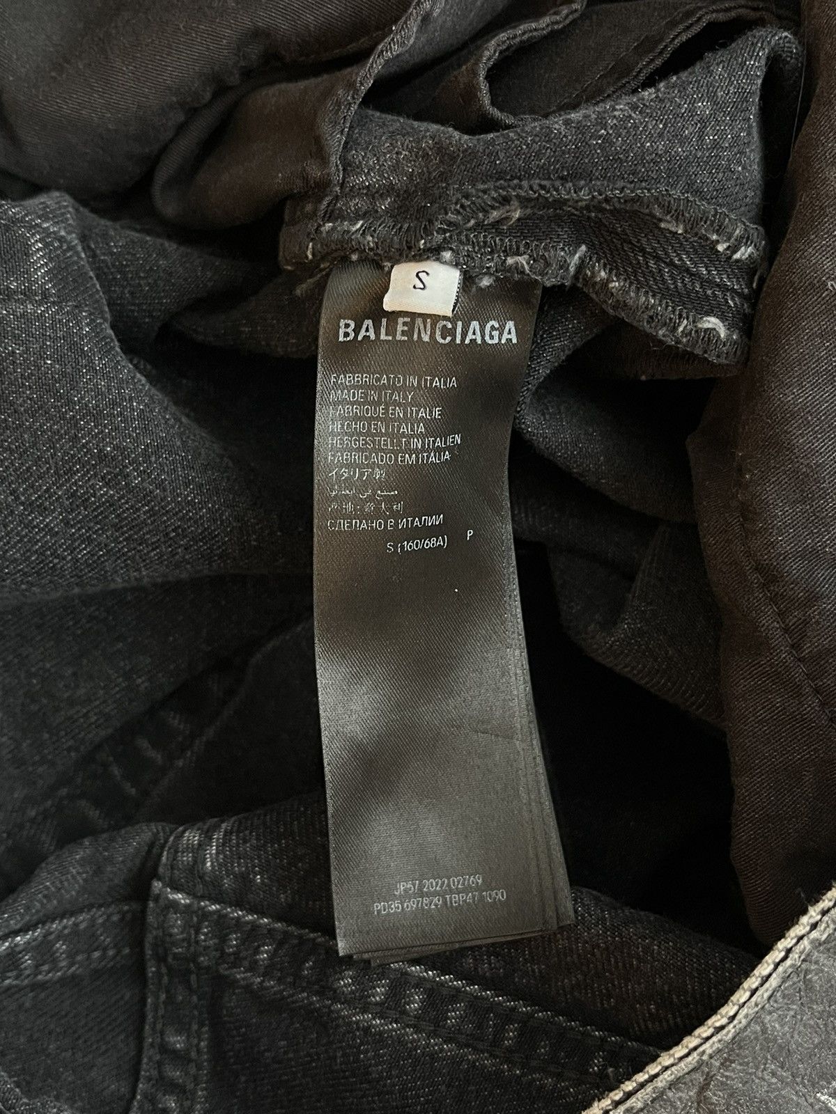 Balenciaga FW22 Lost Tape Grey Flared Denim Size US 32 / EU 48 - 9 Thumbnail