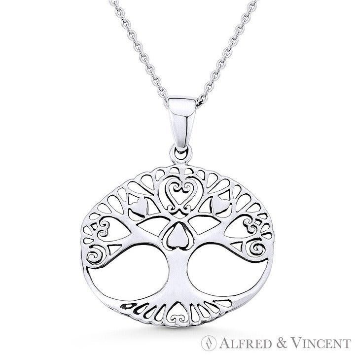 Other Tree-of-Life Etz Chaim Charm 29.5x24.5mm Oxidized Pendant Size ONE SIZE - 1 Preview