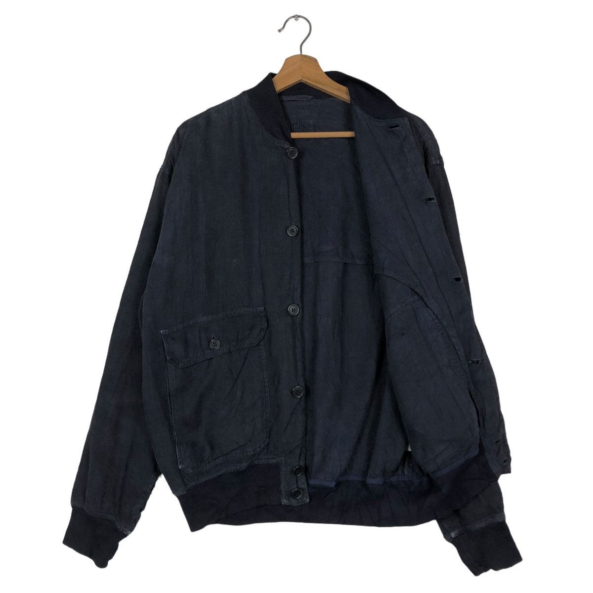 Hugo Boss 🔥VINTAGE BOMBER BIKER JACKET HUGO BOSS CARGO POCKET Size US S / EU 44-46 / 1 - 10 Thumbnail