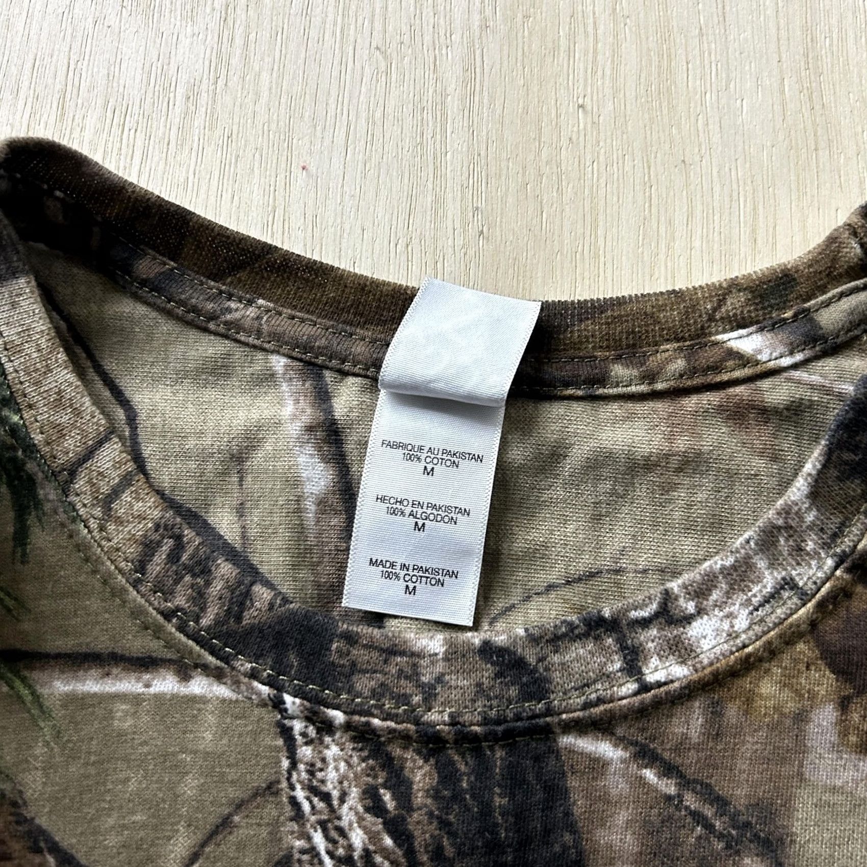 Vintage Y2K Grub'S Cabin Jim Thorpe PA Shirt Mens Medium Brown Camo Tee Code V Size US M / EU 48-50 / 2 - 3 Thumbnail