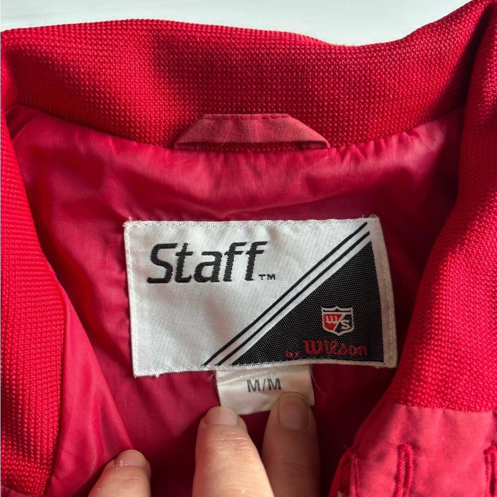 Wilson Vintage Wilson Staff Red Jacket Size US M / EU 48-50 / 2 - 5 Thumbnail
