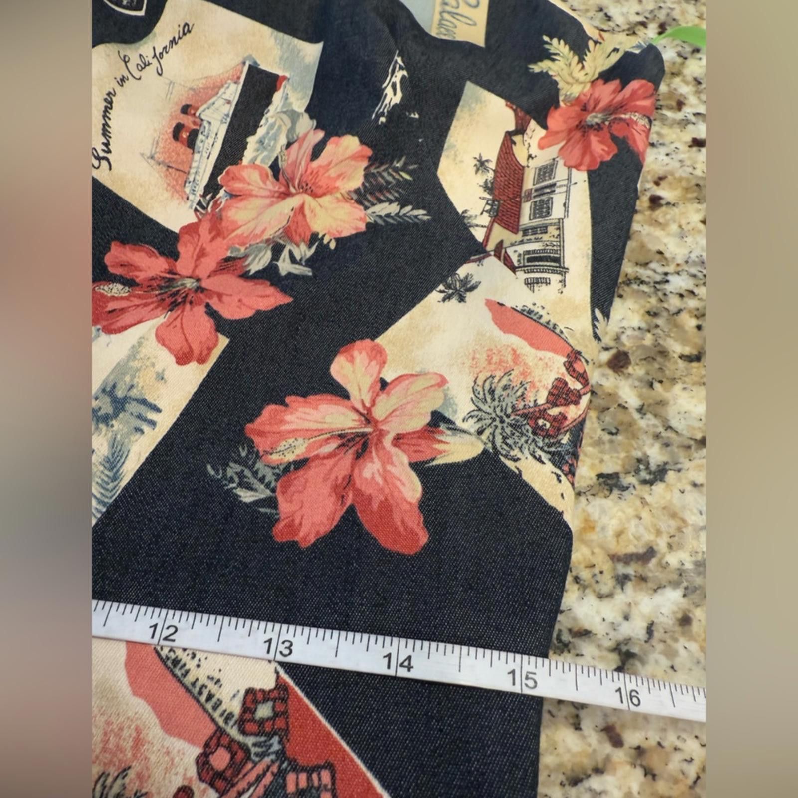 Other Citrine Hawaiian floral print sleeveless midi dress SZ 12 Size XL / US 12-14 / IT 48-50 - 9 Thumbnail