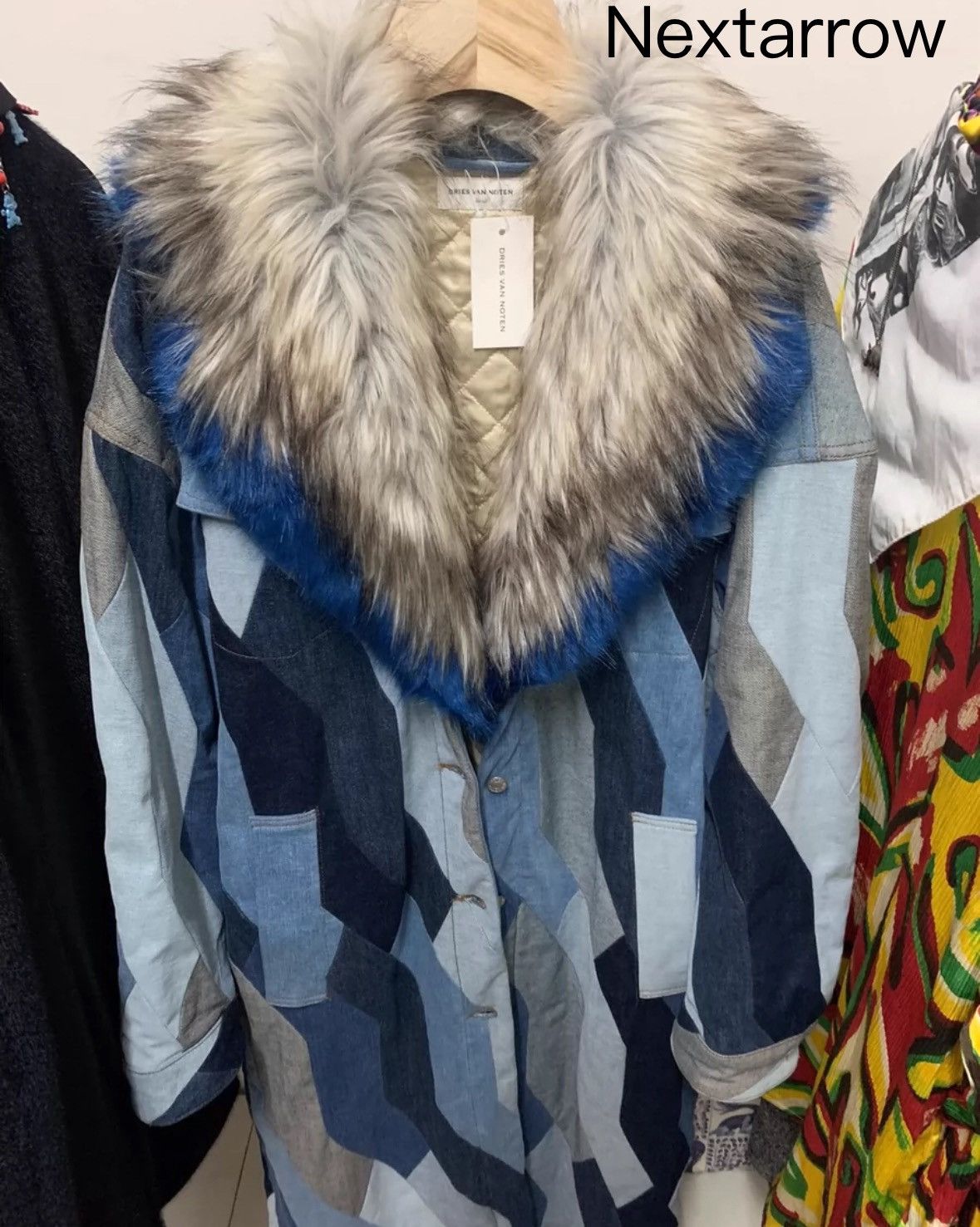 Dries Van Noten DRIES VAN NOTEN AW17 Show Denim Splicing Coat2412-Nextarrow Size US S / EU 44-46 / 1 - 1 Thumbnail