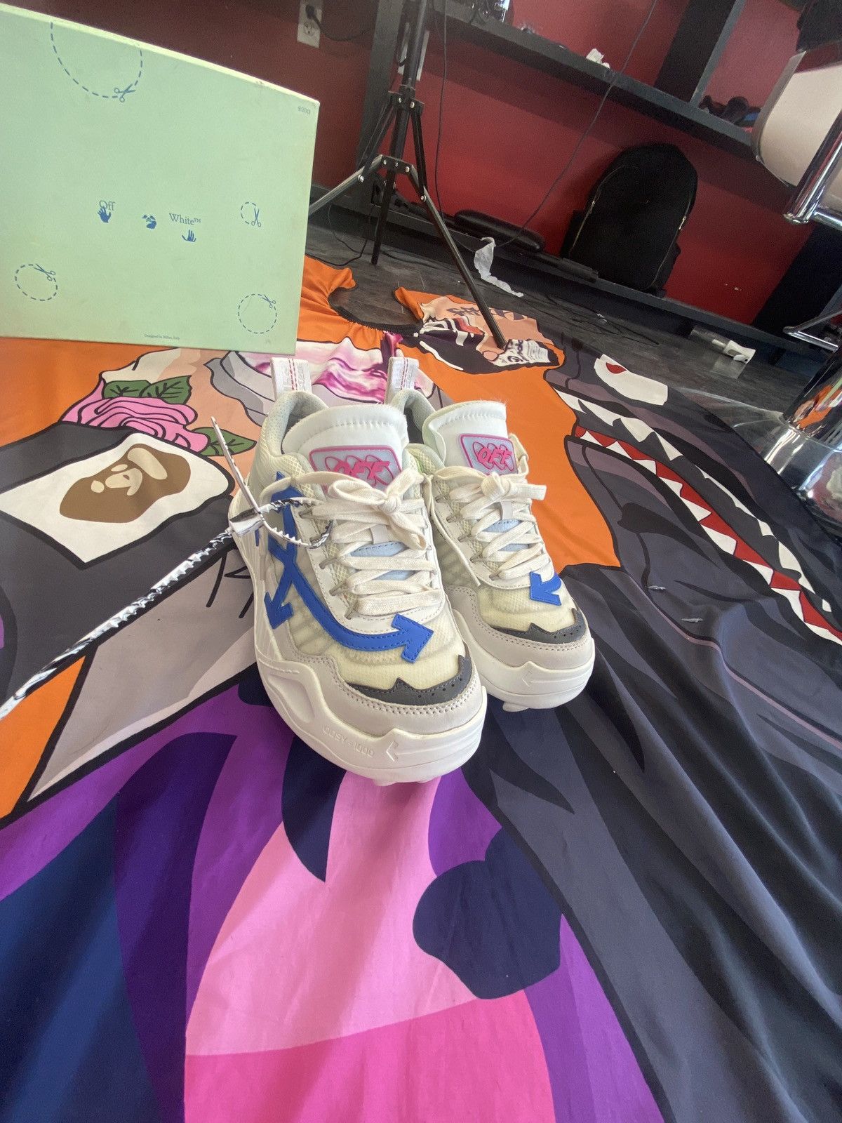 Off-White Off white oddesy pink blue Size US 9 / IT 39 - 6 Thumbnail