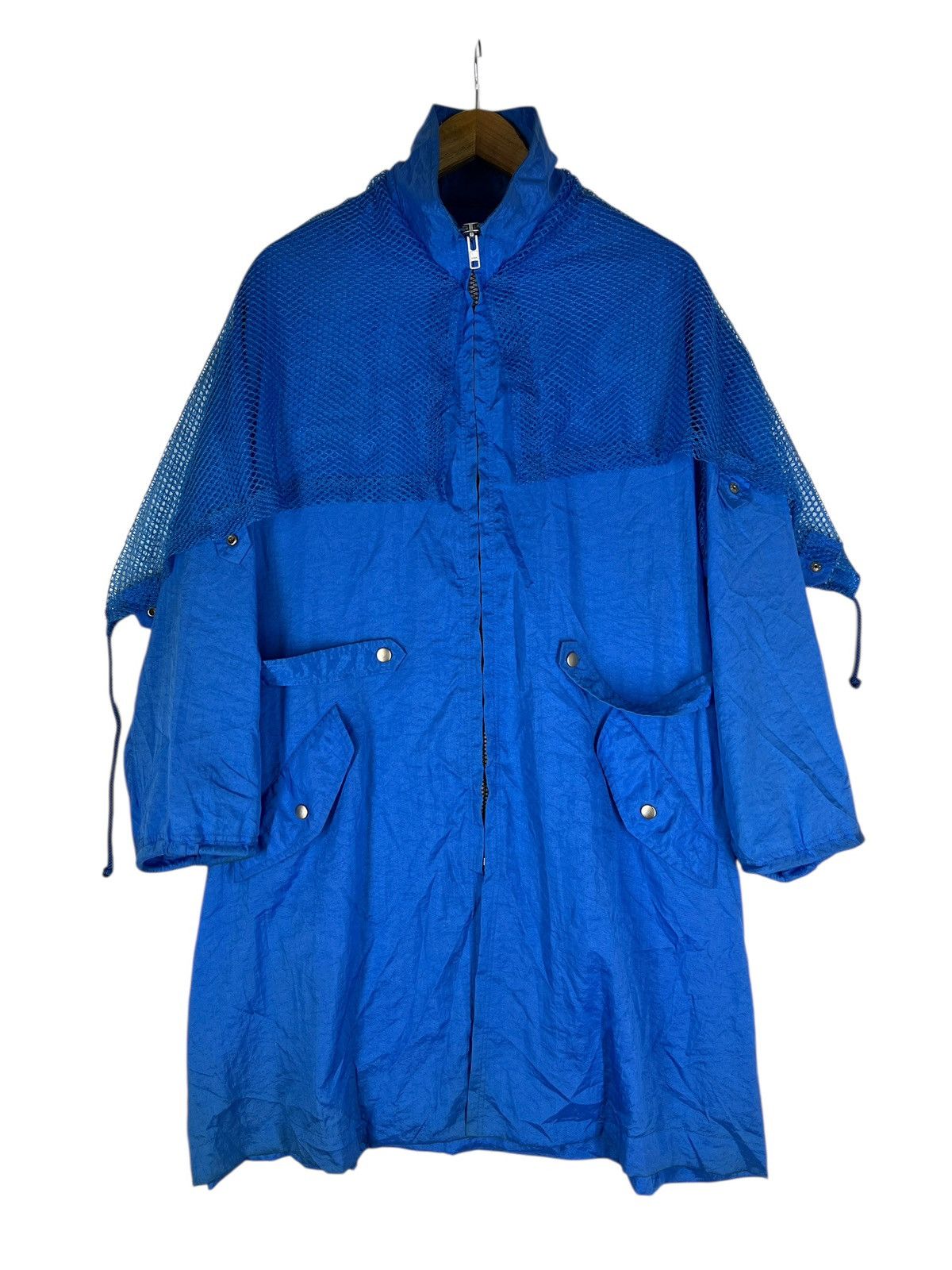 Issey Miyake 🔥 90s Rare Issey Miyake With Mesh Windcoat Made In Japan Size US M / EU 48-50 / 2 - 2 Thumbnail