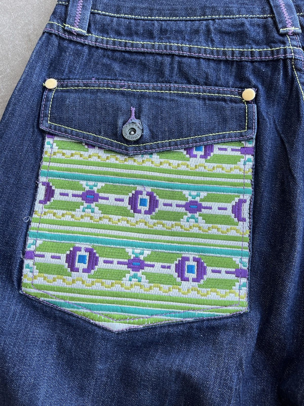 Coogi Vintage 1990s Coogi Embroidered Pocket Jeans (unisex) Size US 36 / EU 52 - 4 Thumbnail