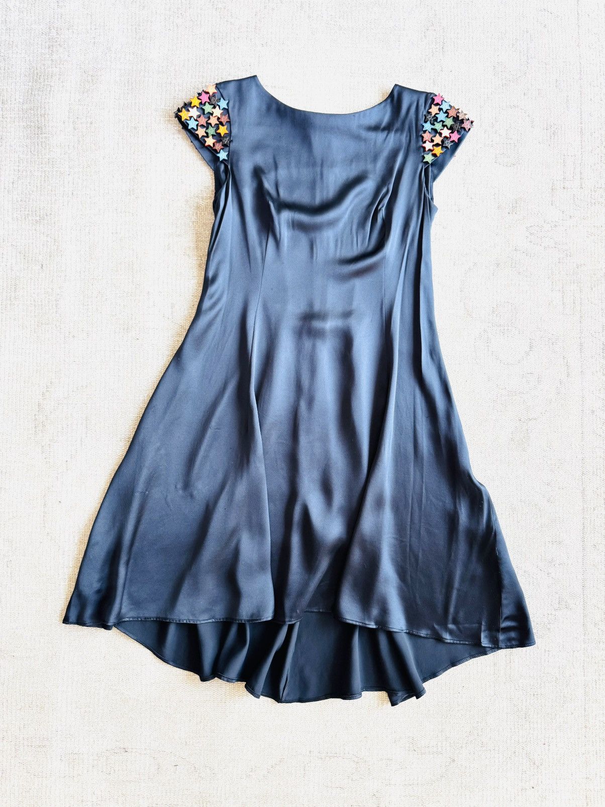 Yves Saint Laurent S/S 08 Yves Saint Laurent by Stefano Pilati black dress star Size S / US 4 / IT 40 - 3 Thumbnail