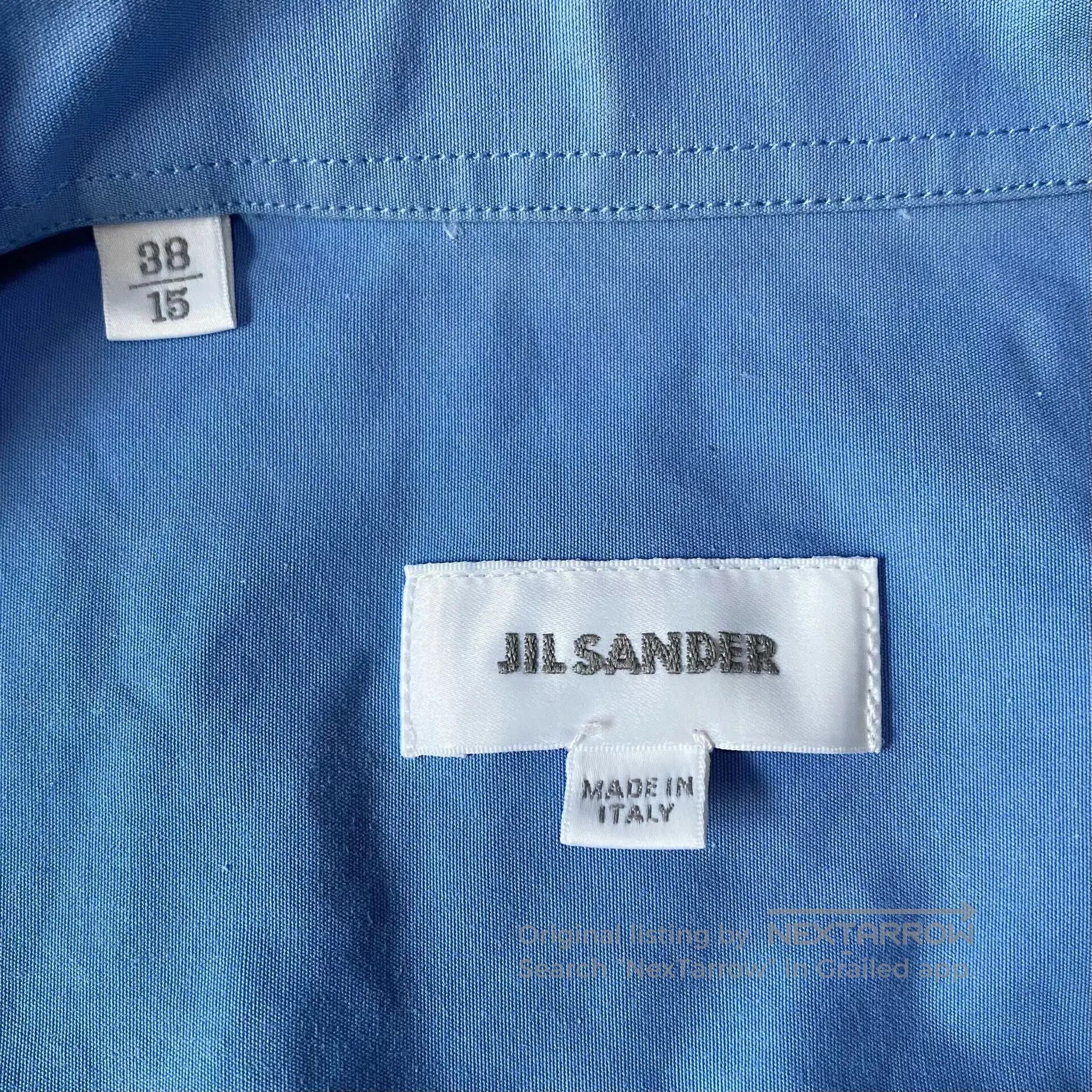Jil Sander blue short sleeve utility shirt. Size US S / EU 44-46 / 1 - 5 Thumbnail