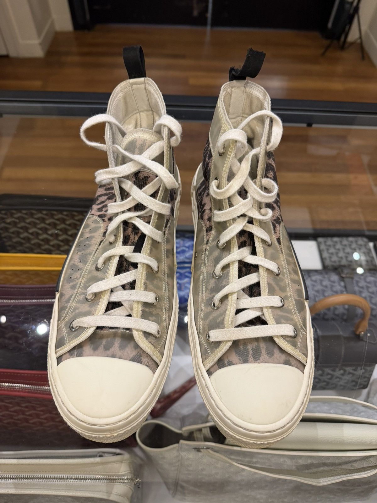 Dior Dior B23 High Top Sneaker - Leopard Print Size US 10 / EU 43 - 6 Thumbnail