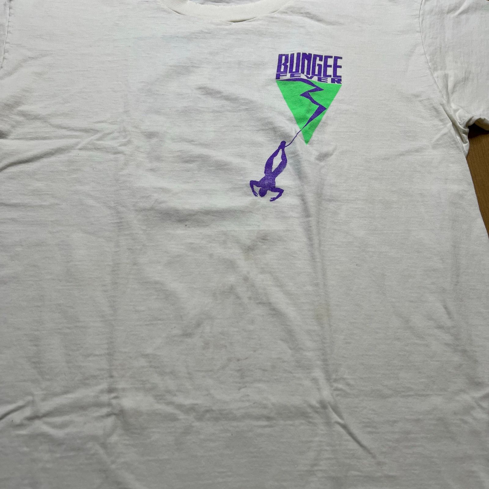 Vintage Vintage Bungee Fever T Shirt XL Oneita Power Made USA 90s Size US XL / EU 56 / 4 - 9 Thumbnail