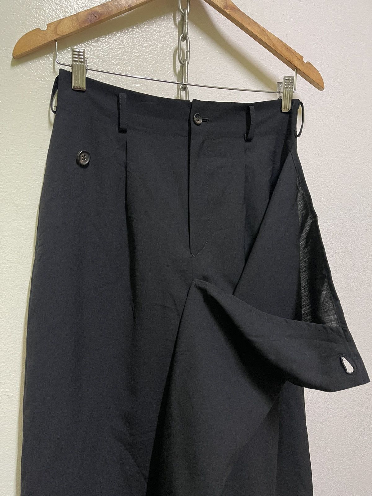 Yohji Yamamoto Workshop by Yohji Yamamoto Pants Wide Leg WXYZ Japan Size 27" / US 4 / IT 40 - 4 Thumbnail