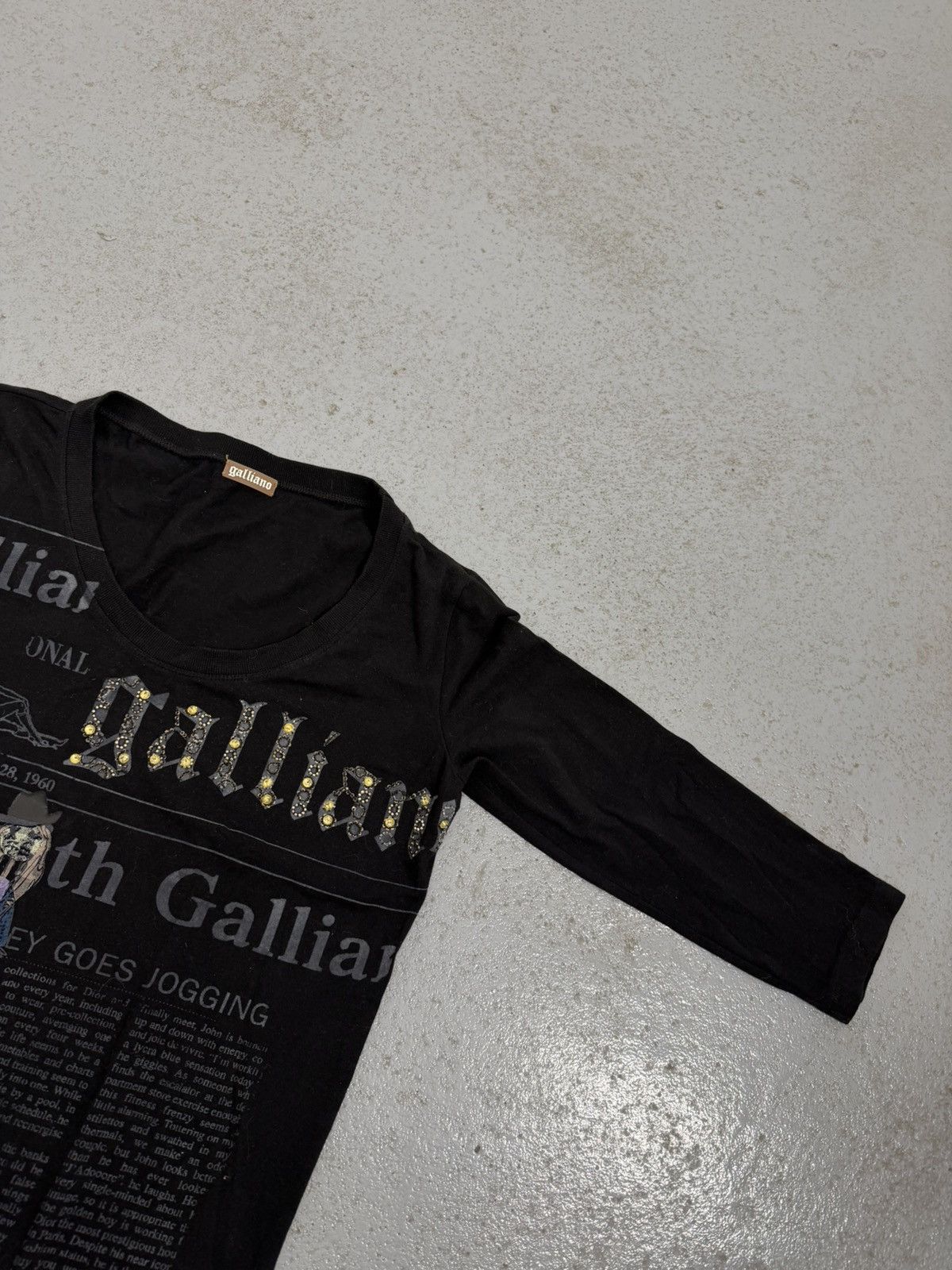 John Galliano Vintage 00s John Galliano Your Pretty Face is Going To Sell Size S / US 4 / IT 40 - 6 Thumbnail