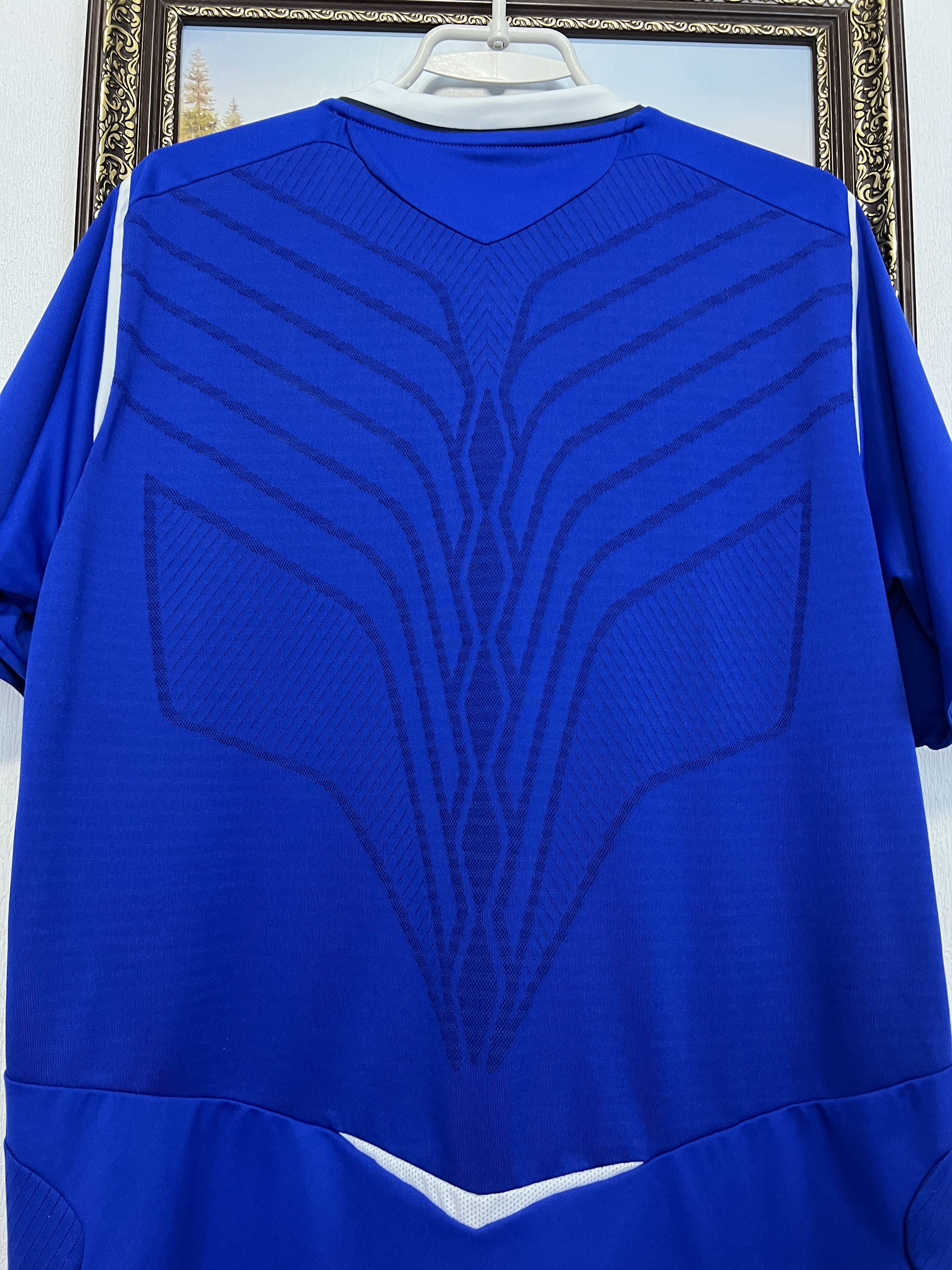 Umbro Everton Home football shirt 2008 Soccer Blue Jersey Trikot Size US L / EU 52-54 / 3 - 11 Thumbnail