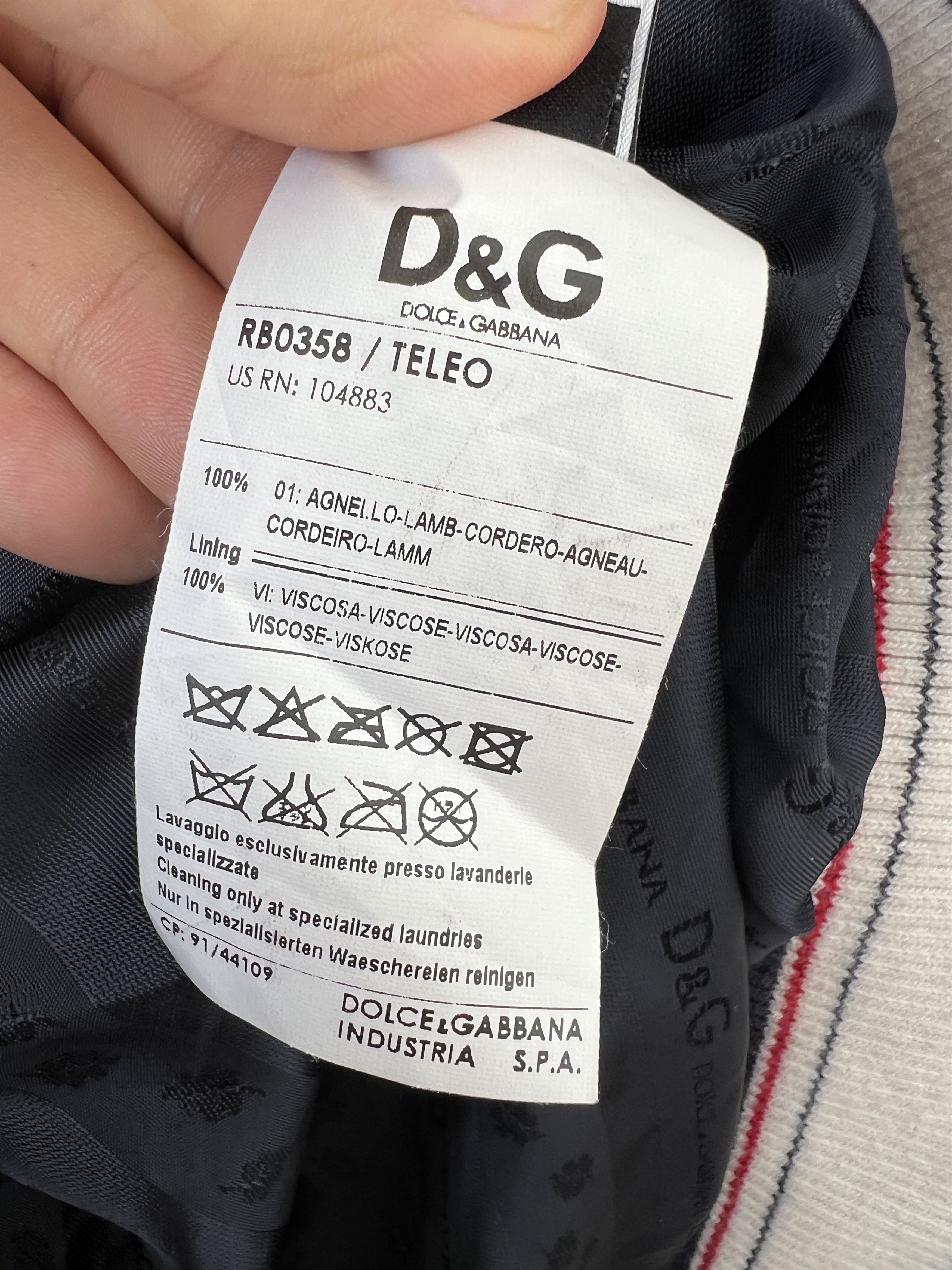 Dolce & Gabbana Dolce Gabbana Leather Jacket 54 Size US L / EU 52-54 / 3 - 5 Thumbnail