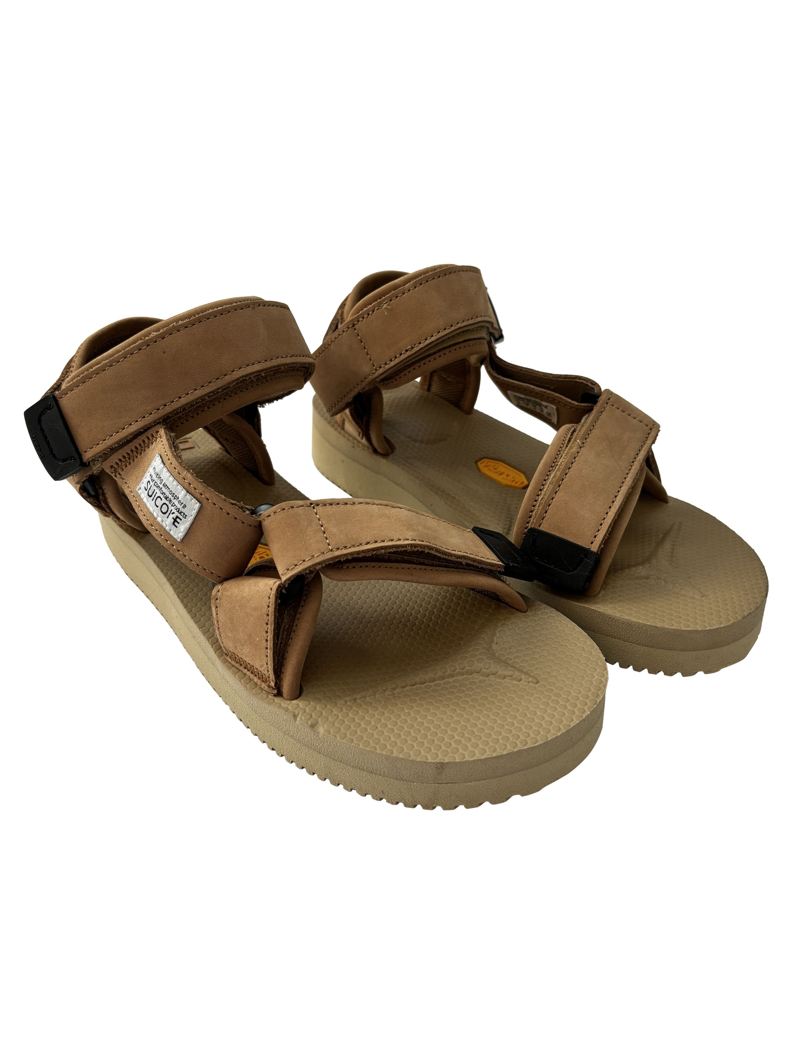 QUICK SALE⚡️Suicoke Depa Light Brown Suede Sandals
