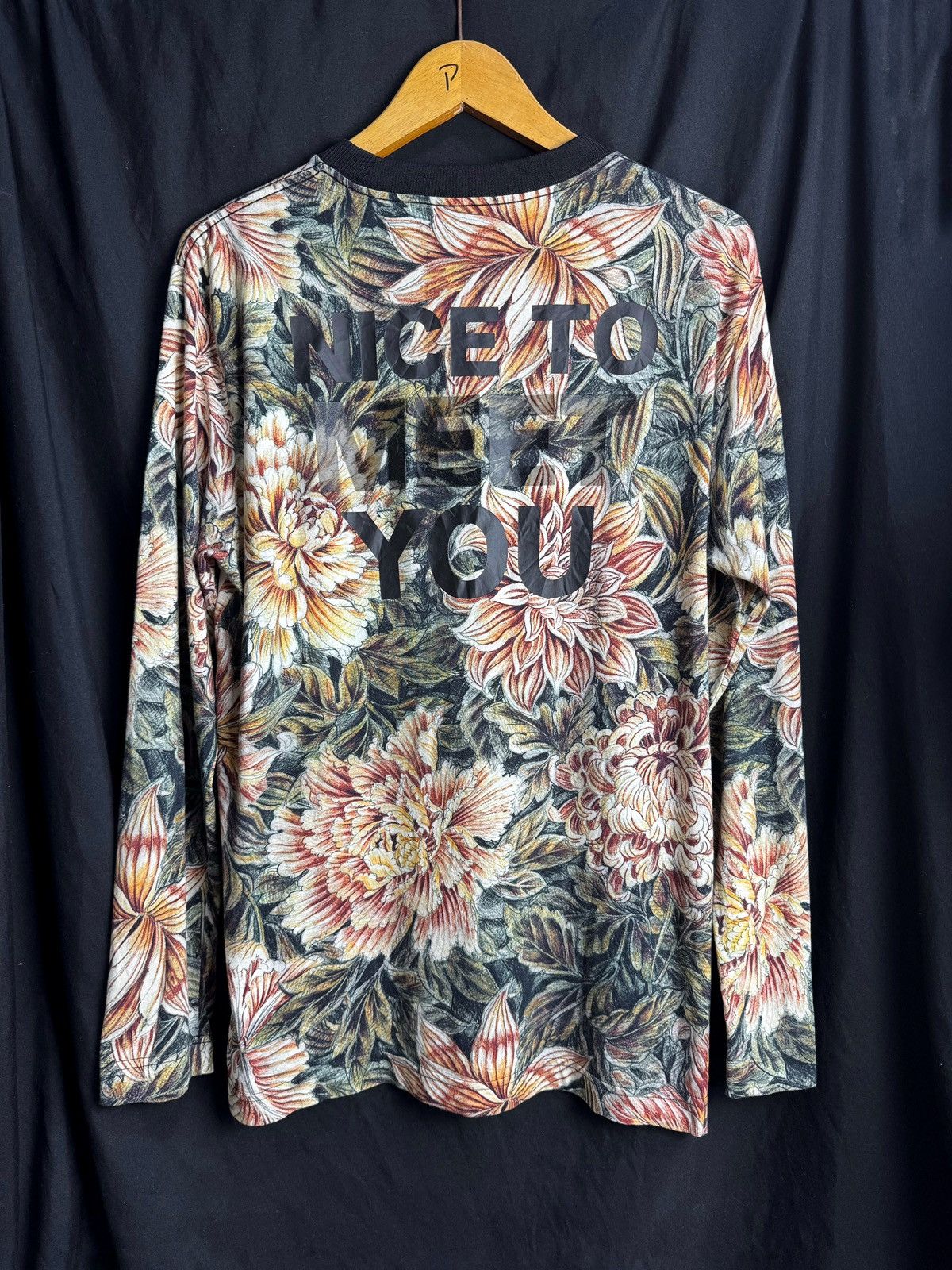 Yohji Yamamoto Yohji Yamamoto Y3 Floral Long Sleeve Size US M / EU 48-50 / 2 - 2 Thumbnail