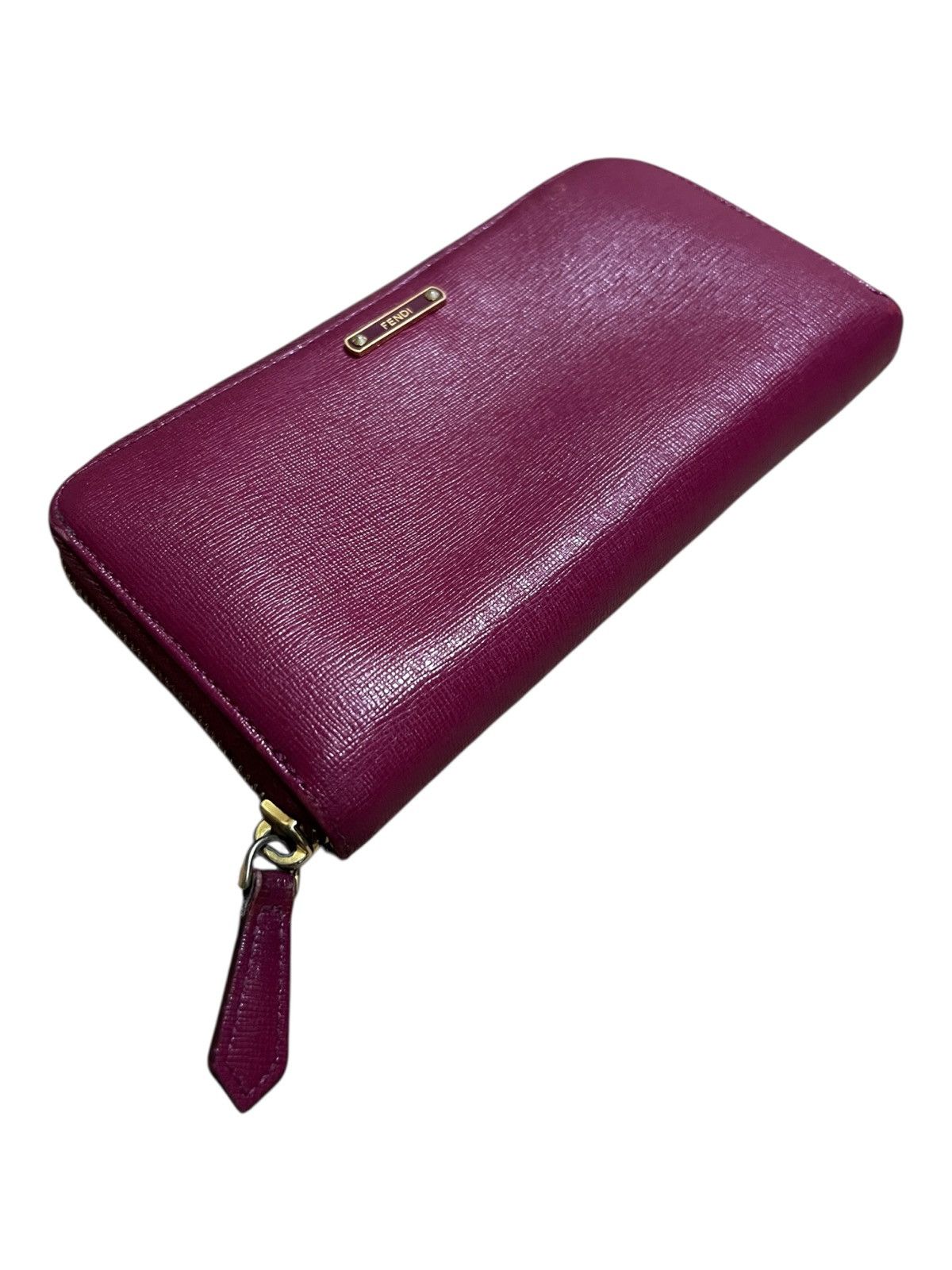 Fendi Fendi Vitello Elite Calfskin Leather Zip Around Long Wallets Size ONE SIZE - 3 Thumbnail