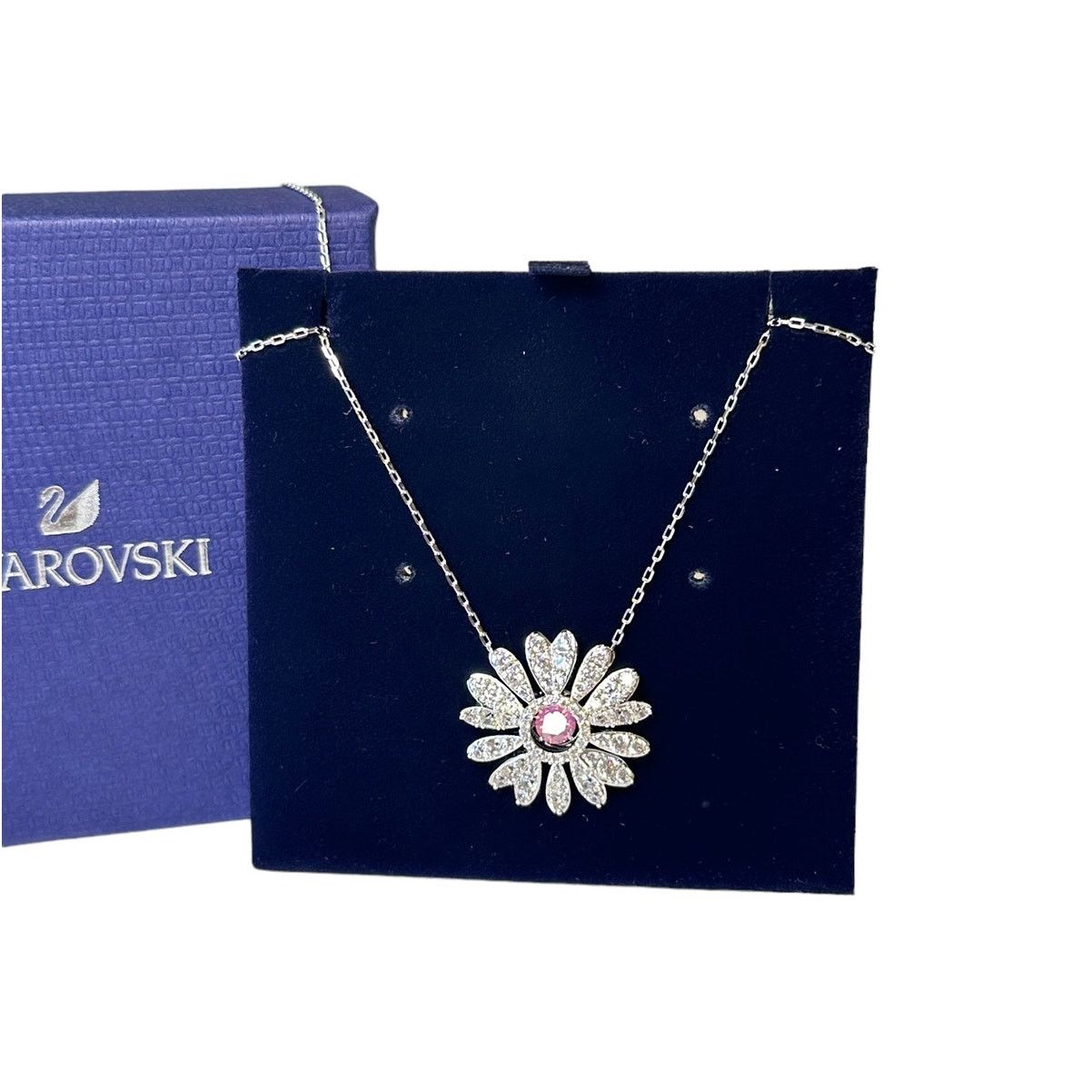 Swarovski Swarovski Eternal Flower pendant Flower, Pink, Necklace Size ONE SIZE - 3 Thumbnail