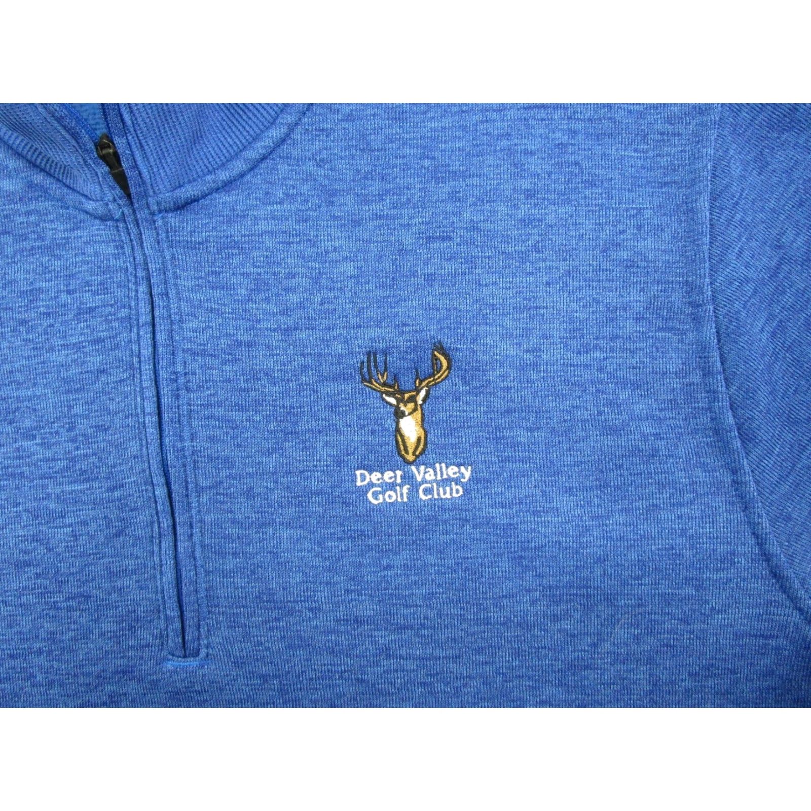 Under Armour Under Armour Sweatshirt Mens L Blue UA Storm 1 Quarter 1/4 Zip Deer Valley Golf Size US L / EU 52-54 / 3 - 3 Thumbnail