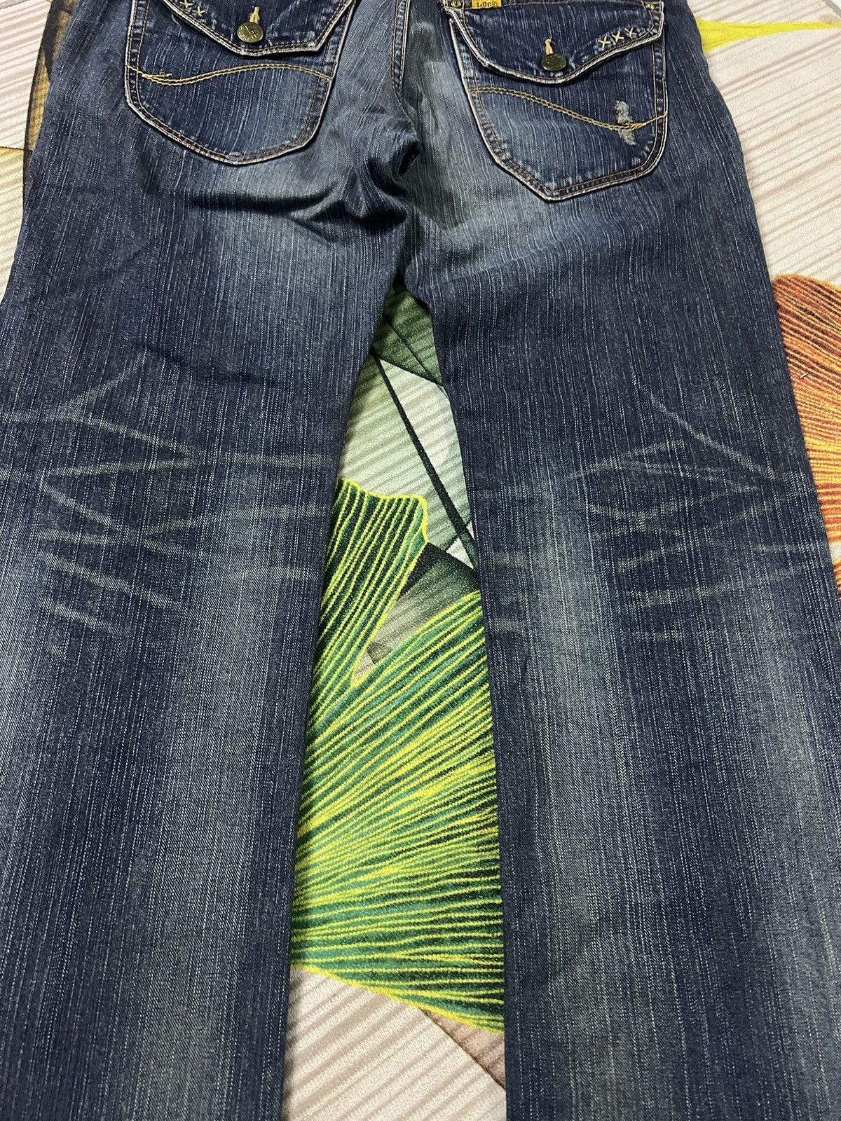Japanese Brand × Lee × Vintage VINTAGE LEE RIDER DISTRESSED FLARE JEANS JAPAN Size US 33 - 11 Thumbnail