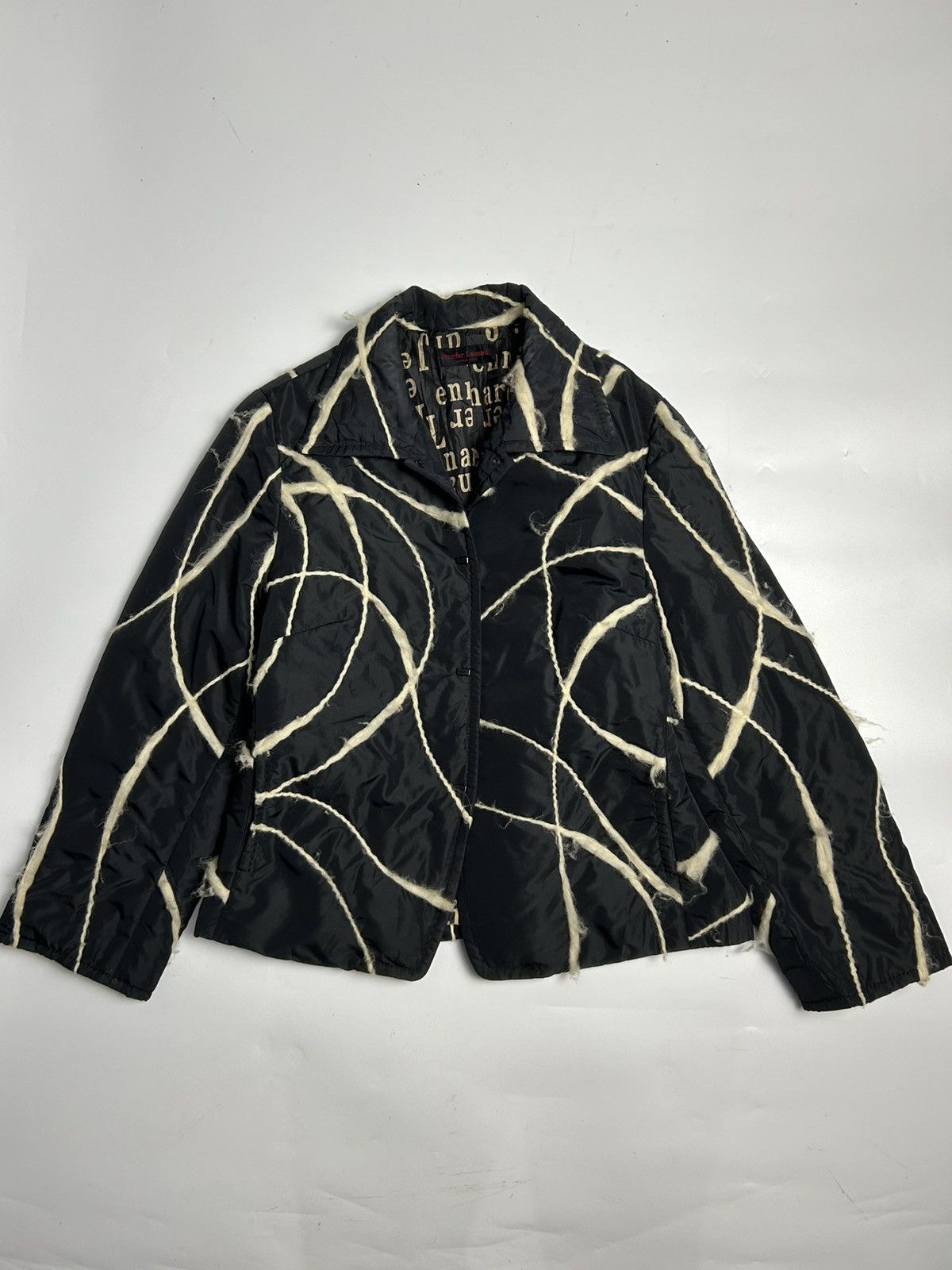 Designer × If Six Was Nine JENNIFER LEONARDI FIRENZE ITALY FASHION STYLE JACKET Size M / US 6-8 / IT 42-44 - 1 Thumbnail