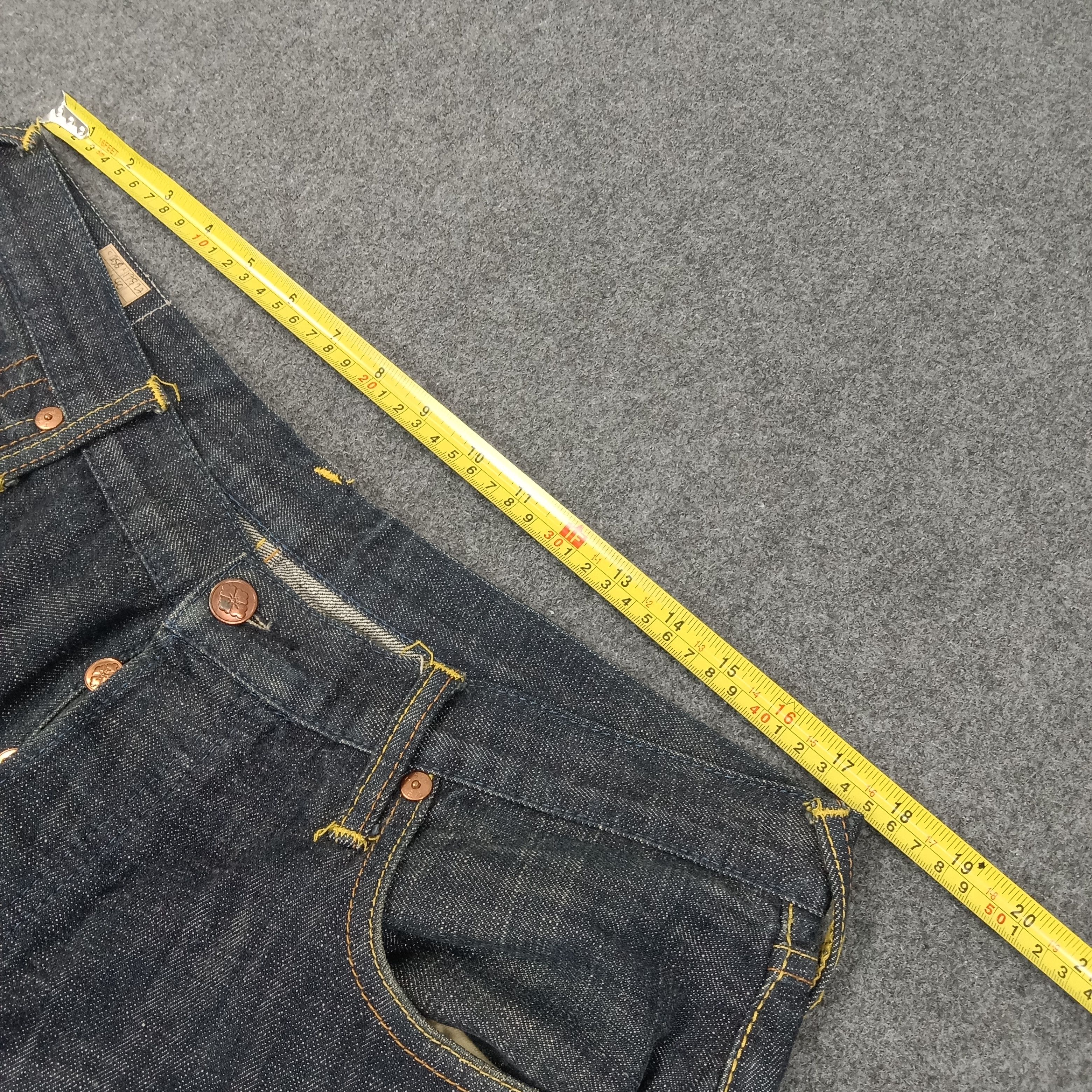 Evisu Evisu Paris Selvedge Japan Brand Daicock Denim Jeans C258N30 Size US 37 - 11 Thumbnail