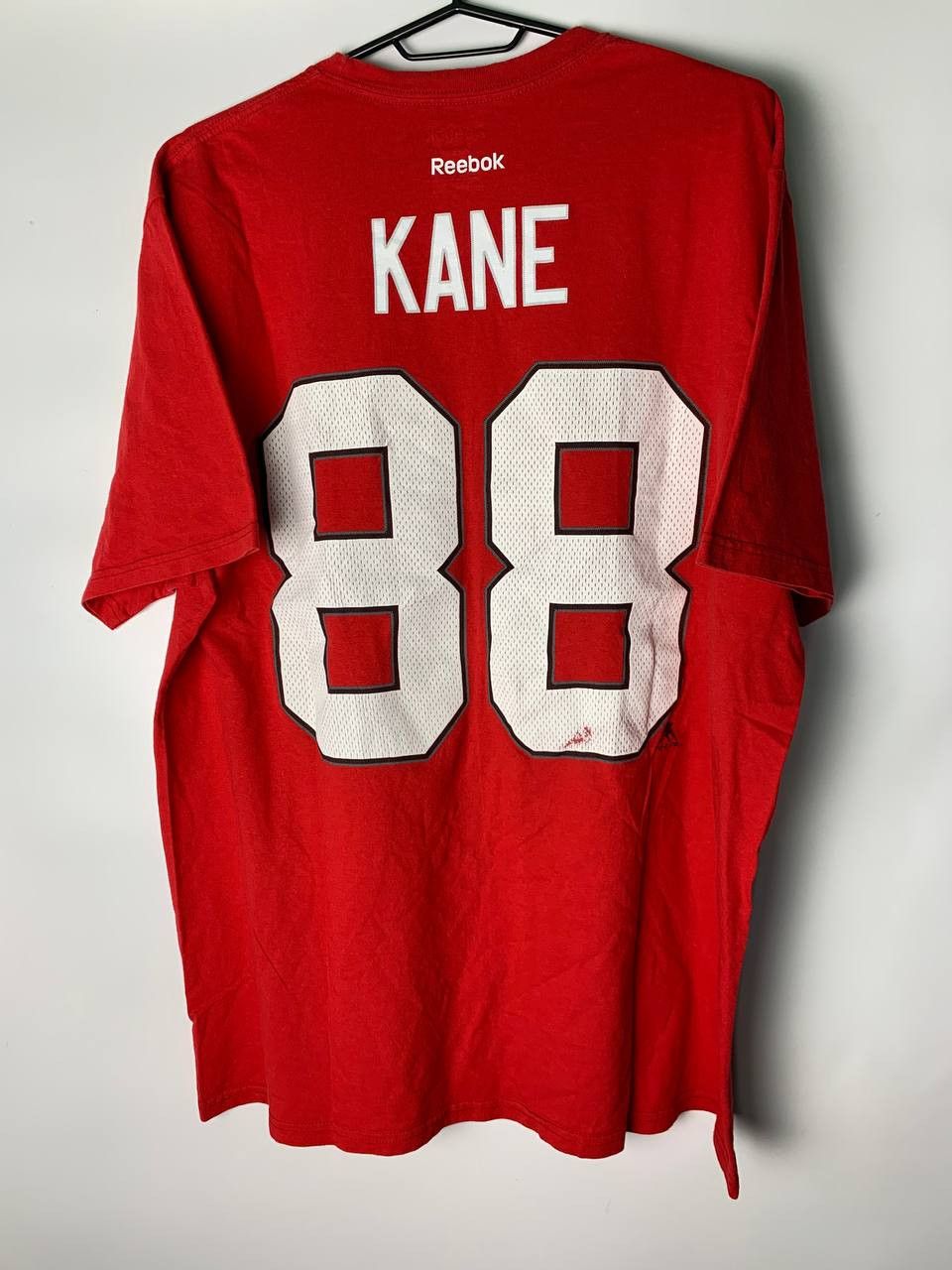 NHL NHL Chicago Black Hawks Player #88 Kane Tee Shirt Reebok Size US XL / EU 56 / 4 - 2 Thumbnail