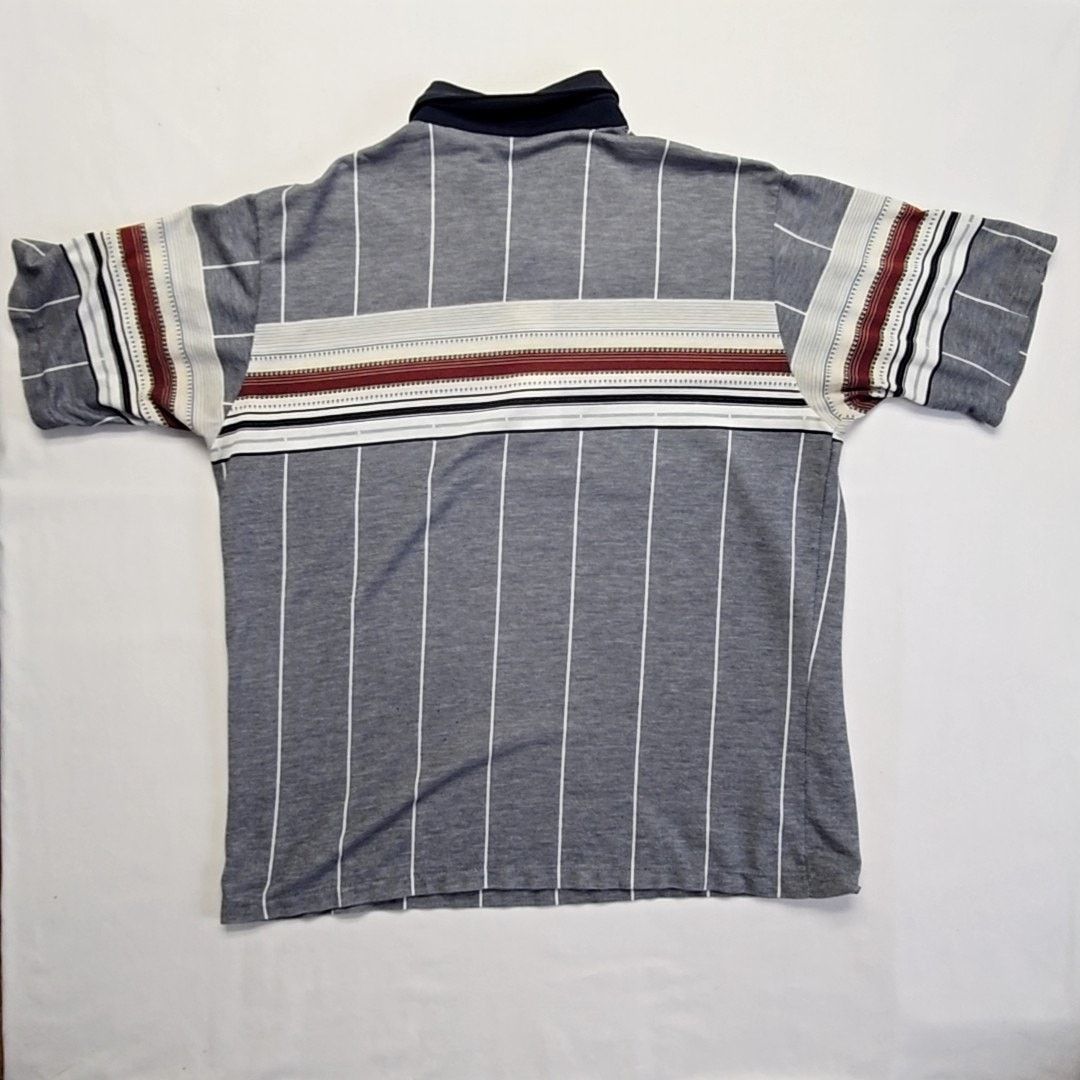 Other Vintage Classics by Palm Island Polo Striped Blue XL 90s Size US XL / EU 56 / 4 - 8 Thumbnail