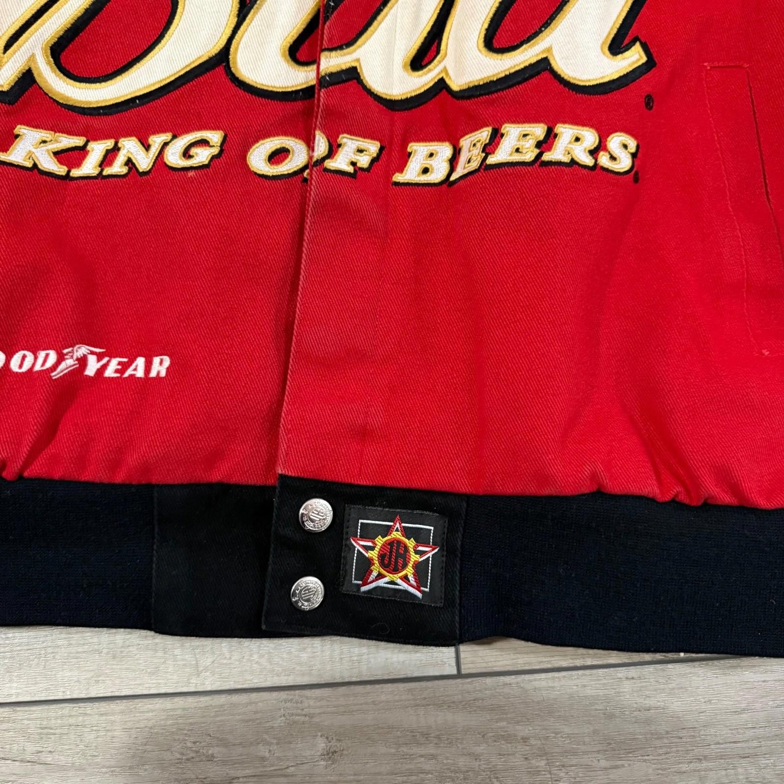 Chase Authentics Vintage Budweiser NASCAR Jacket Dale Earnhardt Jr 8 Chase L Size US L / EU 52-54 / 3 - 9 Thumbnail