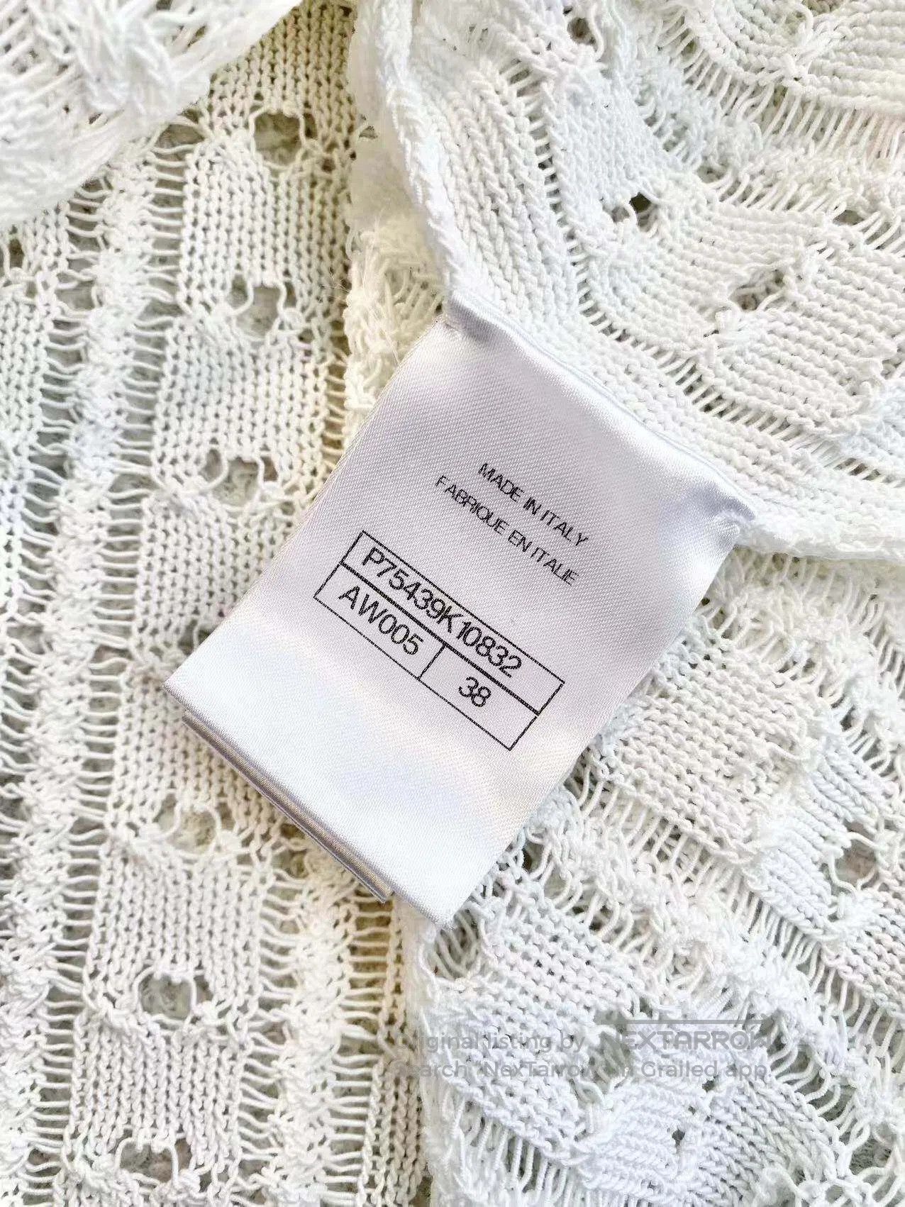 Chanel Chanel Hollow Knit Sleeveless Top| Size XS / US 0-2 / IT 36-38 - 5 Thumbnail