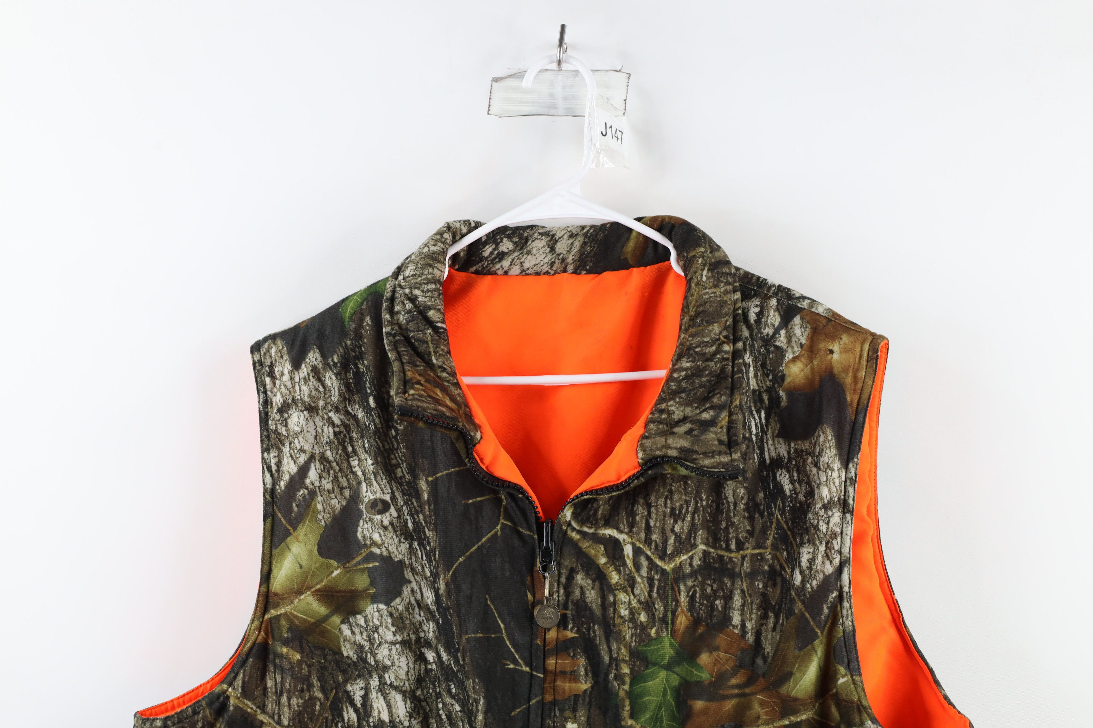 Vintage Vintage 90s Streetwear Reversible Camouflage Puffer Vest Size ONE SIZE - 2 Thumbnail