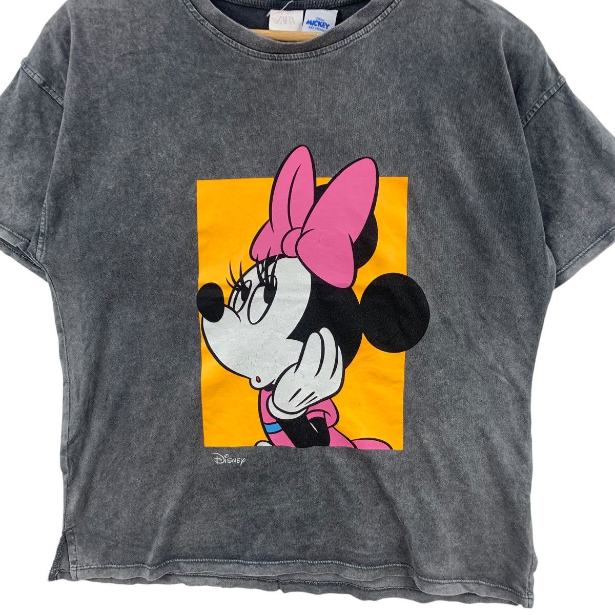 Disney ZARA x DISNEY MINNIE MOUSE Stone Faded Tee Shirt Top Boxy Size S / US 4 / IT 40 - 5 Thumbnail