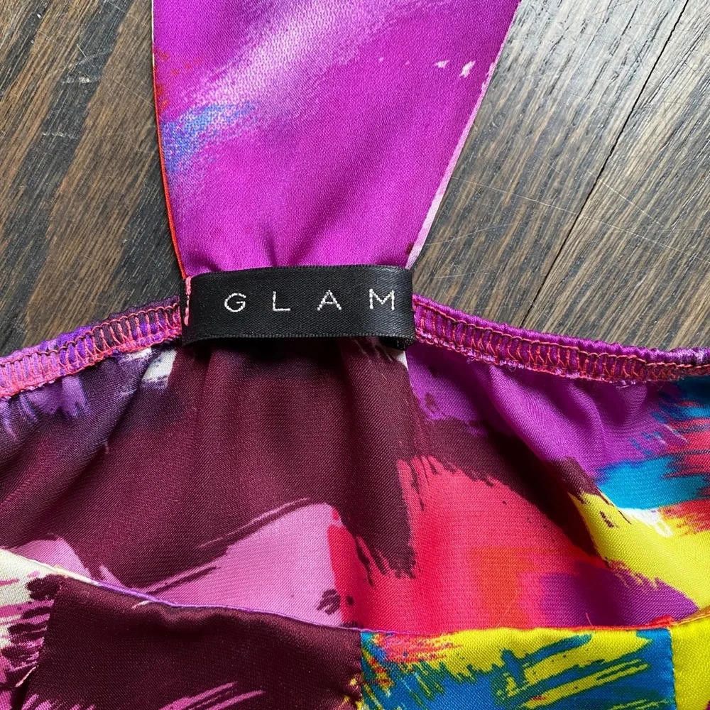 Other Glam Multicolor Bright Abstract Floral Paint Tank size small Size S / US 4 / IT 40 - 7 Thumbnail