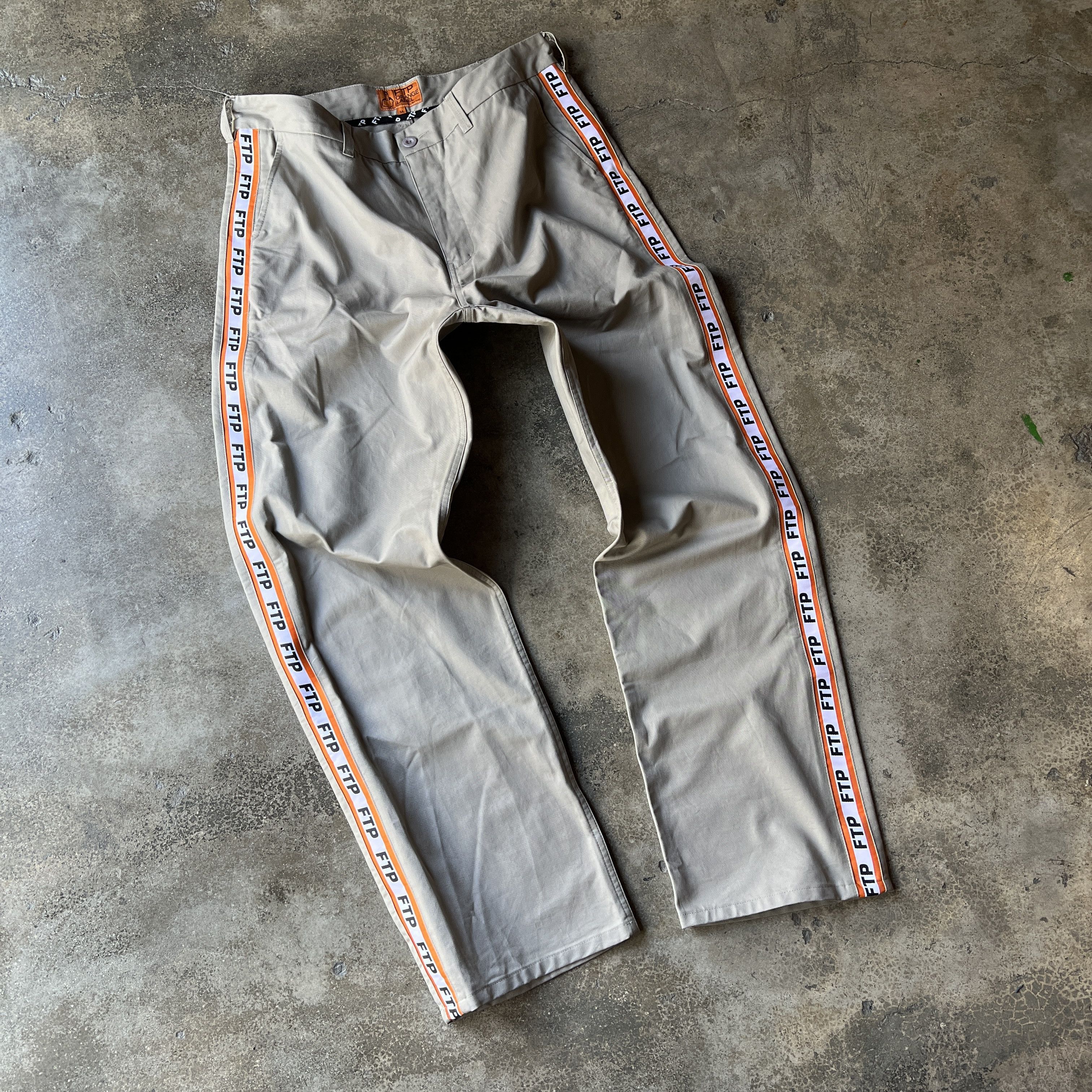Fuck The Population FTP Orange Label Work Pants Size US 34 / EU 50 - 2 Thumbnail