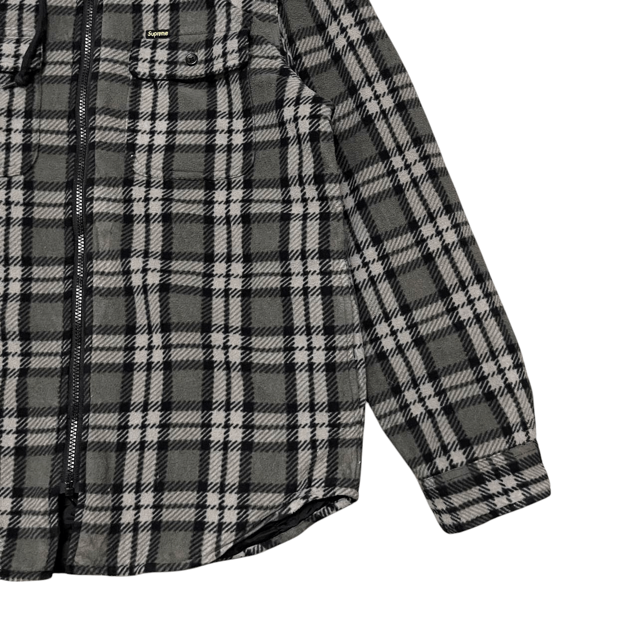 Supreme Supreme Plaid Zipper Hooded Jacket Size US M / EU 48-50 / 2 - 4 Thumbnail