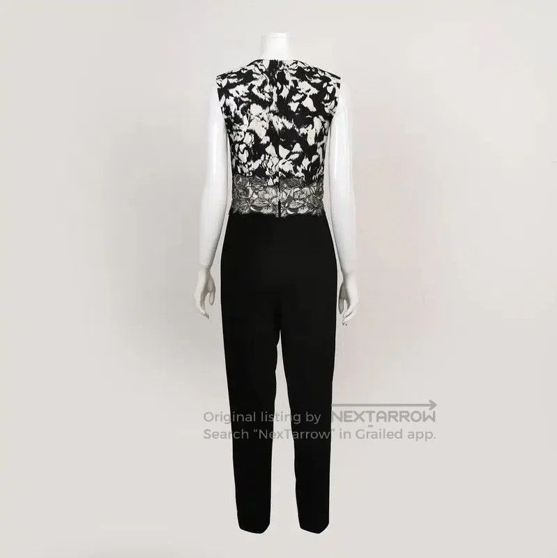 Max Mara MaxMara Summer Black Silk Floral Casual Pants . Size 24" / US 00 / IT 34 - 2 Thumbnail