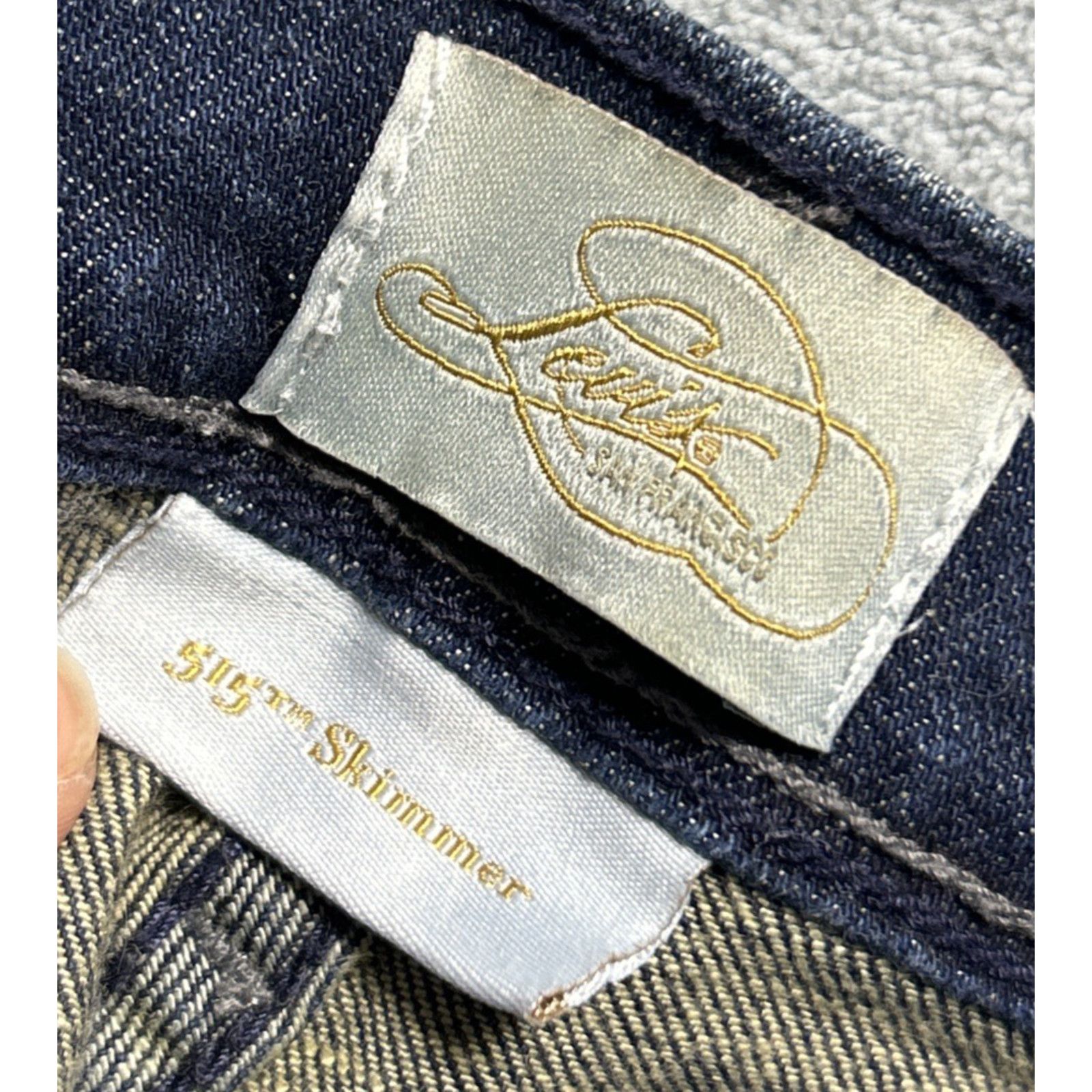 Levi's Levis Baggy Tapered Short Jhorts Women 10 32x15 Capri Button Size 32" / US 10 / IT 46 - 3 Thumbnail