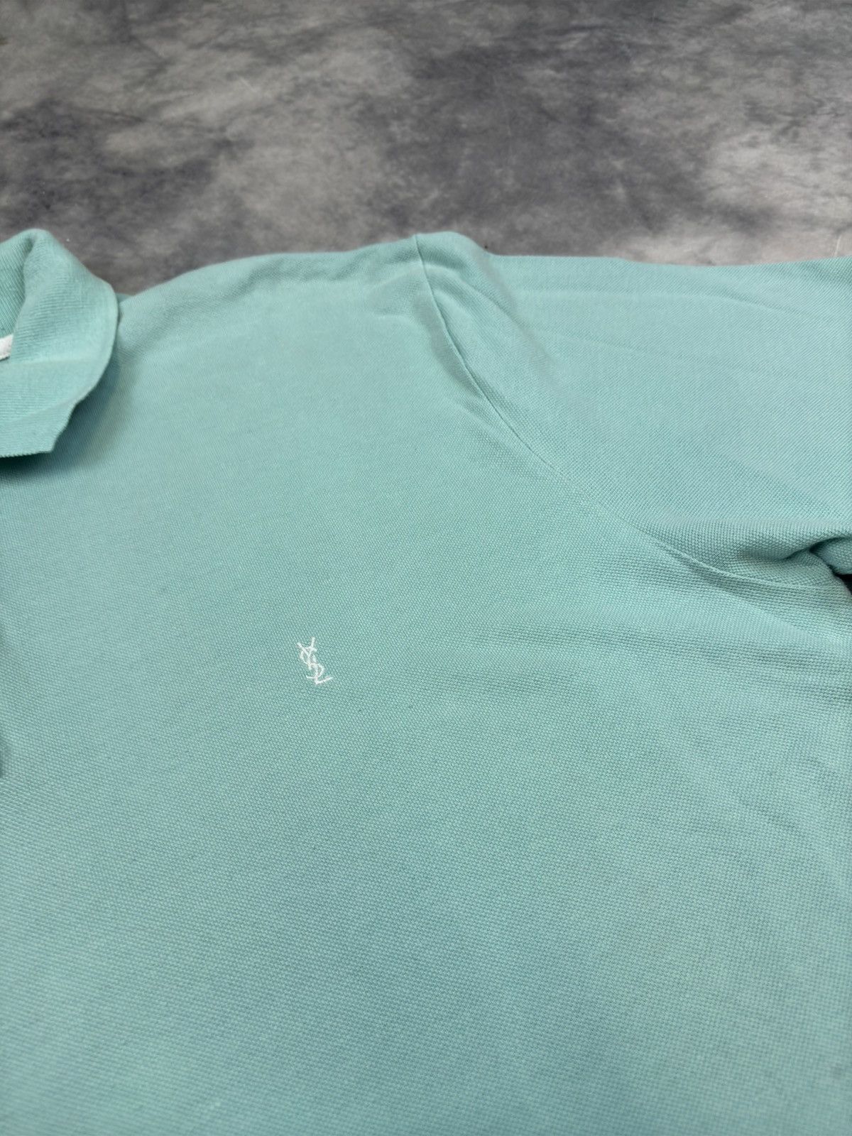 Vintage × Yves Saint Laurent Yves Saint Laurent Pour Homme Polo Vintage Logo YSL Size US XXL / EU 58 / 5 - 2 Thumbnail