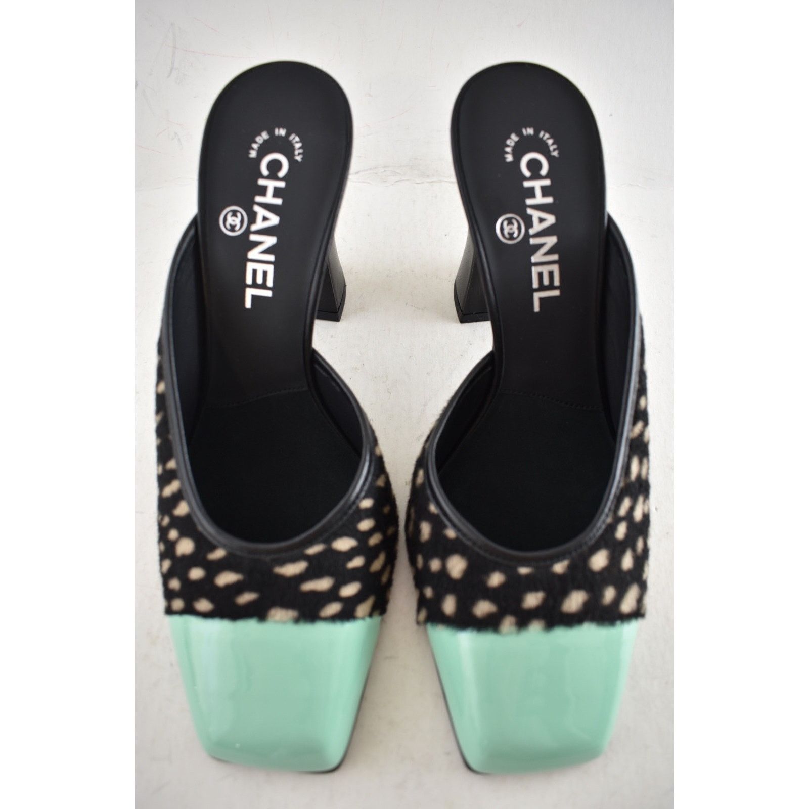 Chanel Chanel Pony Fur Square Toe Block Heel Mule 36 Size US 6 / IT 36 - 13 Thumbnail