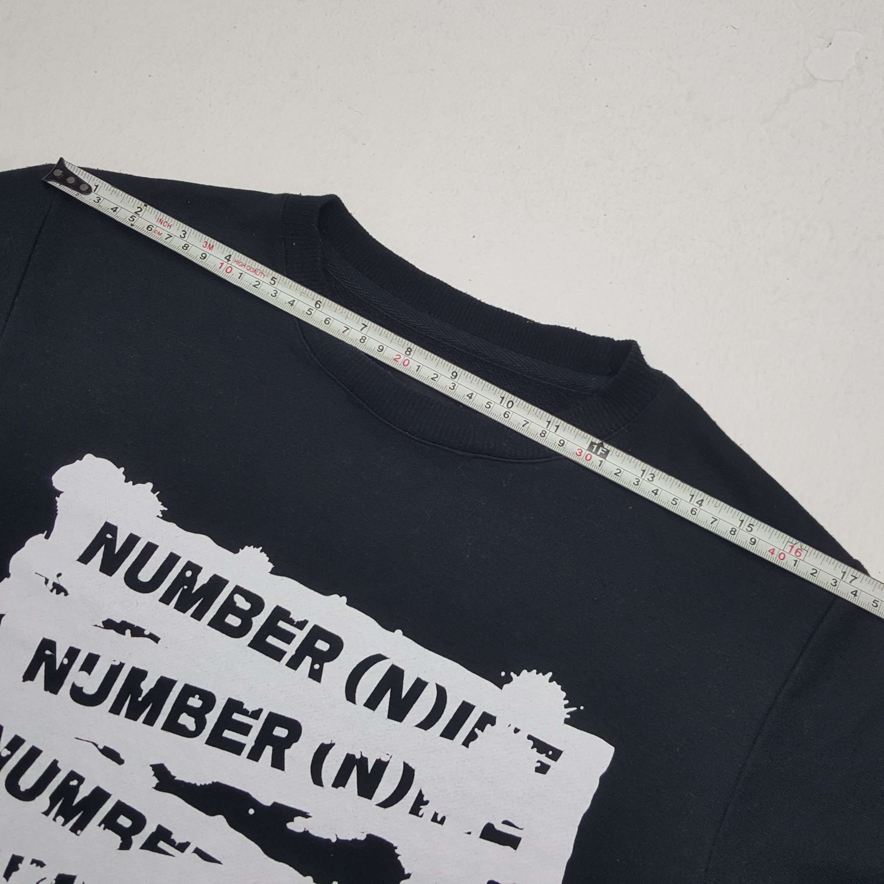 Number (N)ine × Vintage Vintage Number (N)ine Big Logo Sweatshirt Size US S / EU 44-46 / 1 - 5 Thumbnail