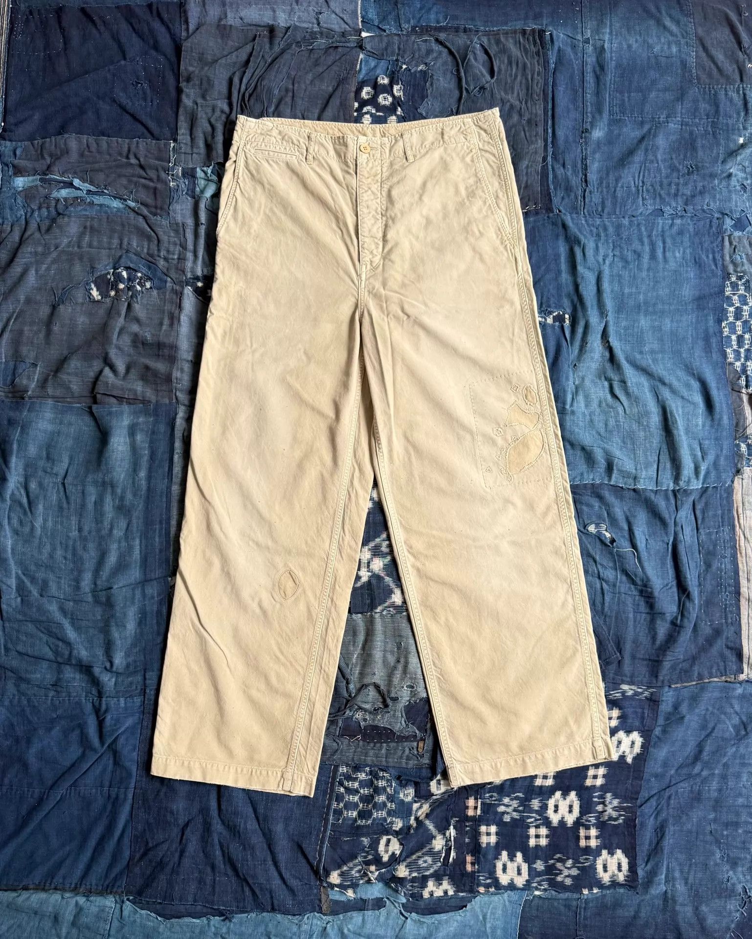 Visvim VISVIM 25SS EX WIDE CHINO CRASH Khaki 4 Distressed Washed Size US 36 / EU 52 - 1 Thumbnail