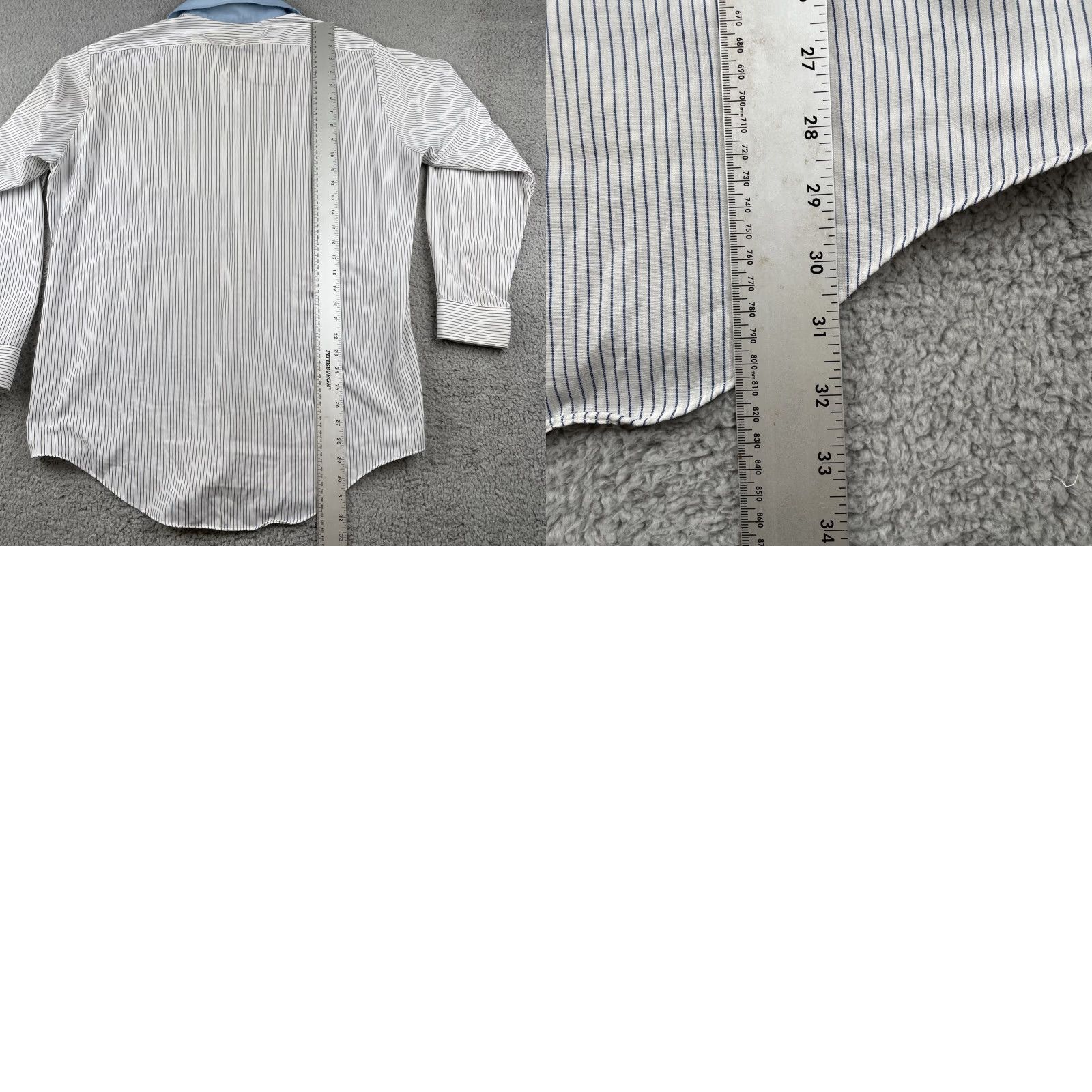 Vintage VINTAGE No Fade Button Shirt Long Sleeve Striped Collared White XL-2XL Men SS Size US XL / EU 56 / 4 - 10 Thumbnail