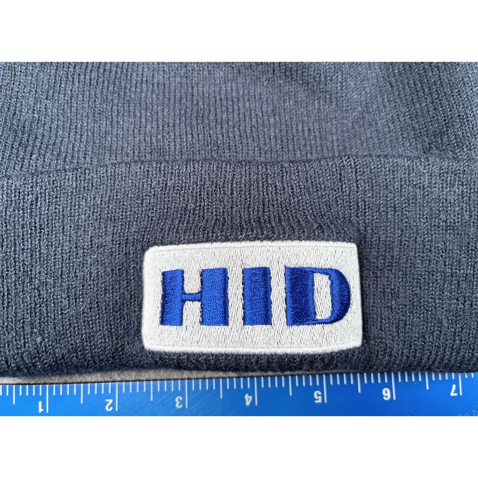 Port & Company Port & Company Hat Beanie Mens One Size Black HID Logo Knit Winter Workwear Size ONE SIZE - 2 Thumbnail