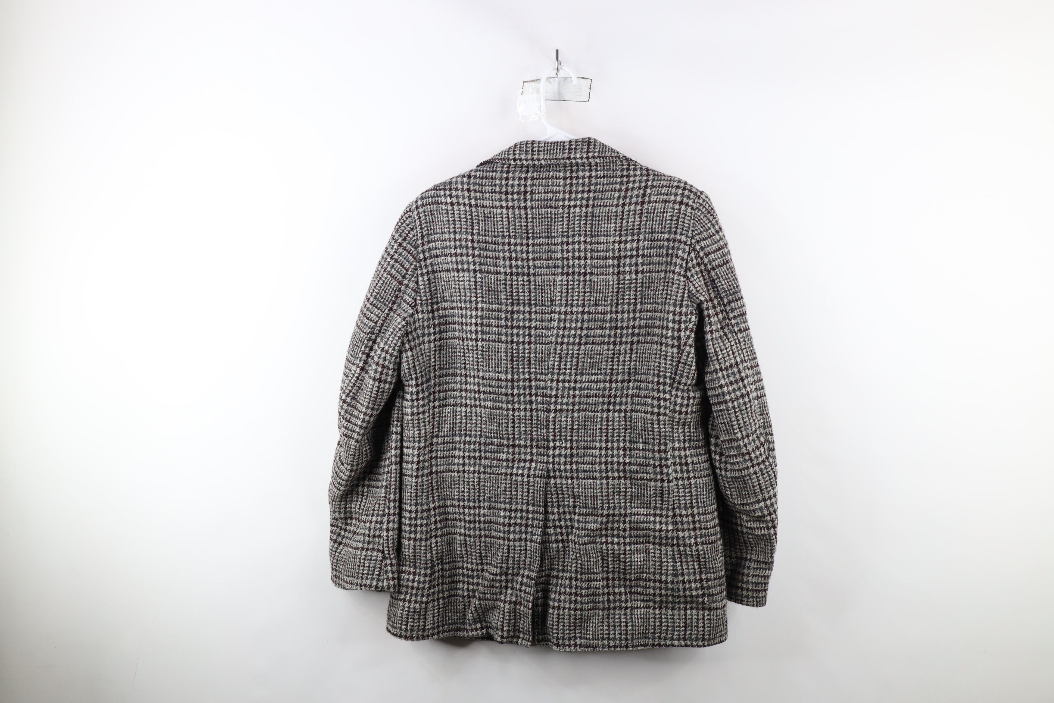Vintage Vintage 70s Rockabilly Tweed Houndstooth Sport Coat Jacket Size US XL / EU 56 / 4 - 12 Thumbnail