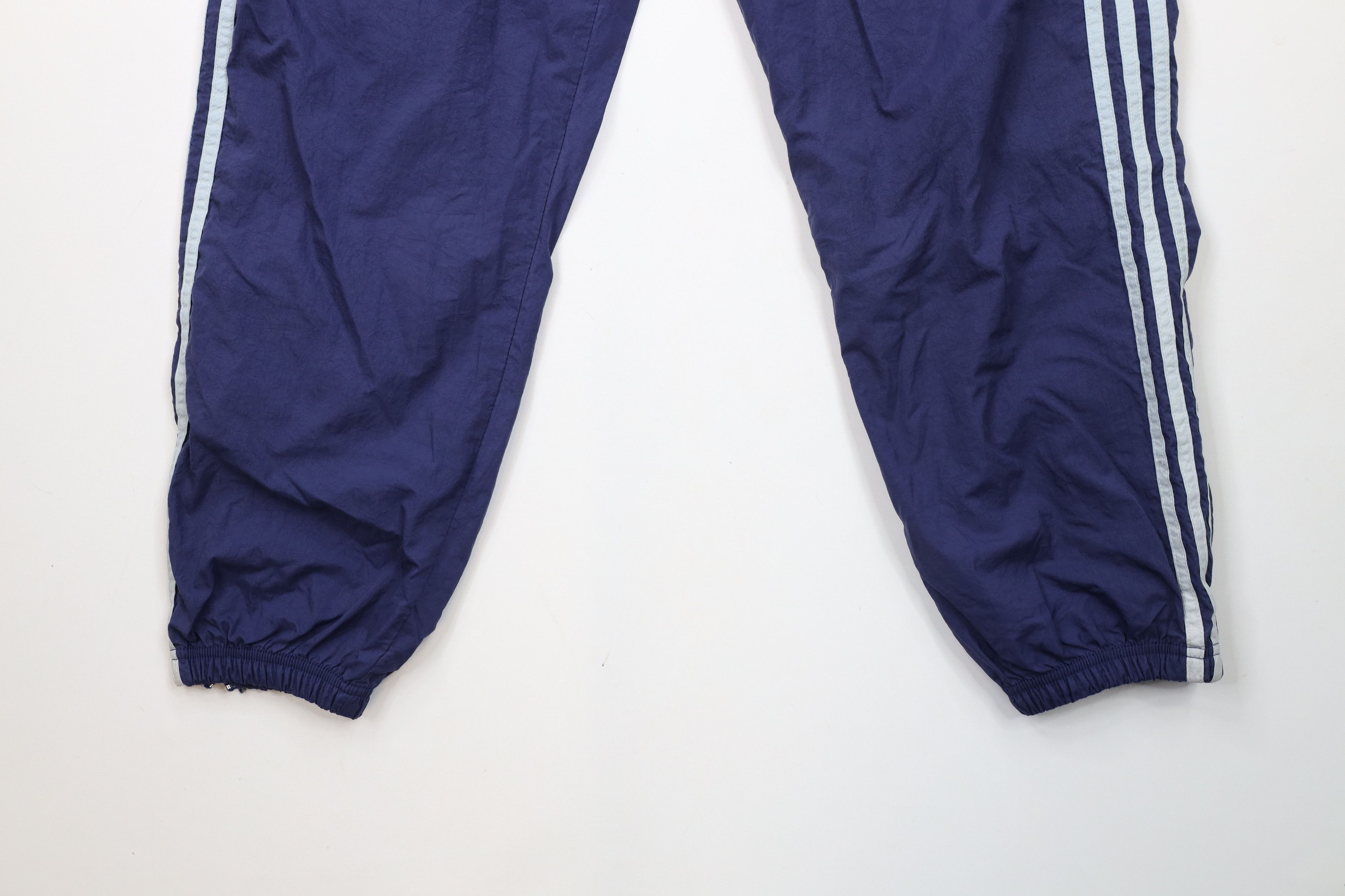 Adidas × Vintage Vintage 90s Adidas Cuffed Nylon Windbreaker Joggers Pants Size US 36 / EU 52 - 4 Thumbnail