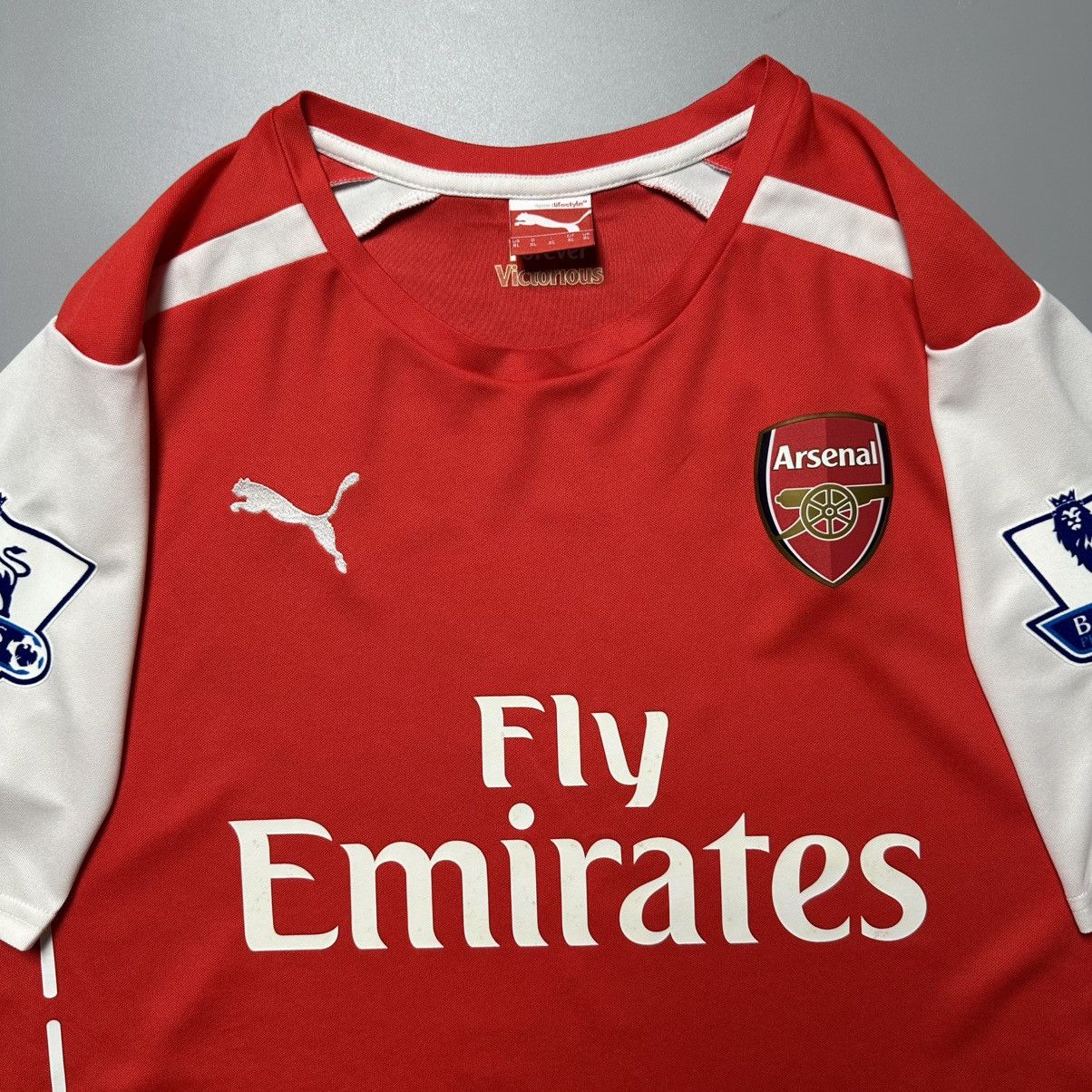 Puma ARSENAL PUMA 2014/2015 FOOTBALL SOCCER HOME JERSEY #11 OZIL Size US XL / EU 56 / 4 - 4 Thumbnail