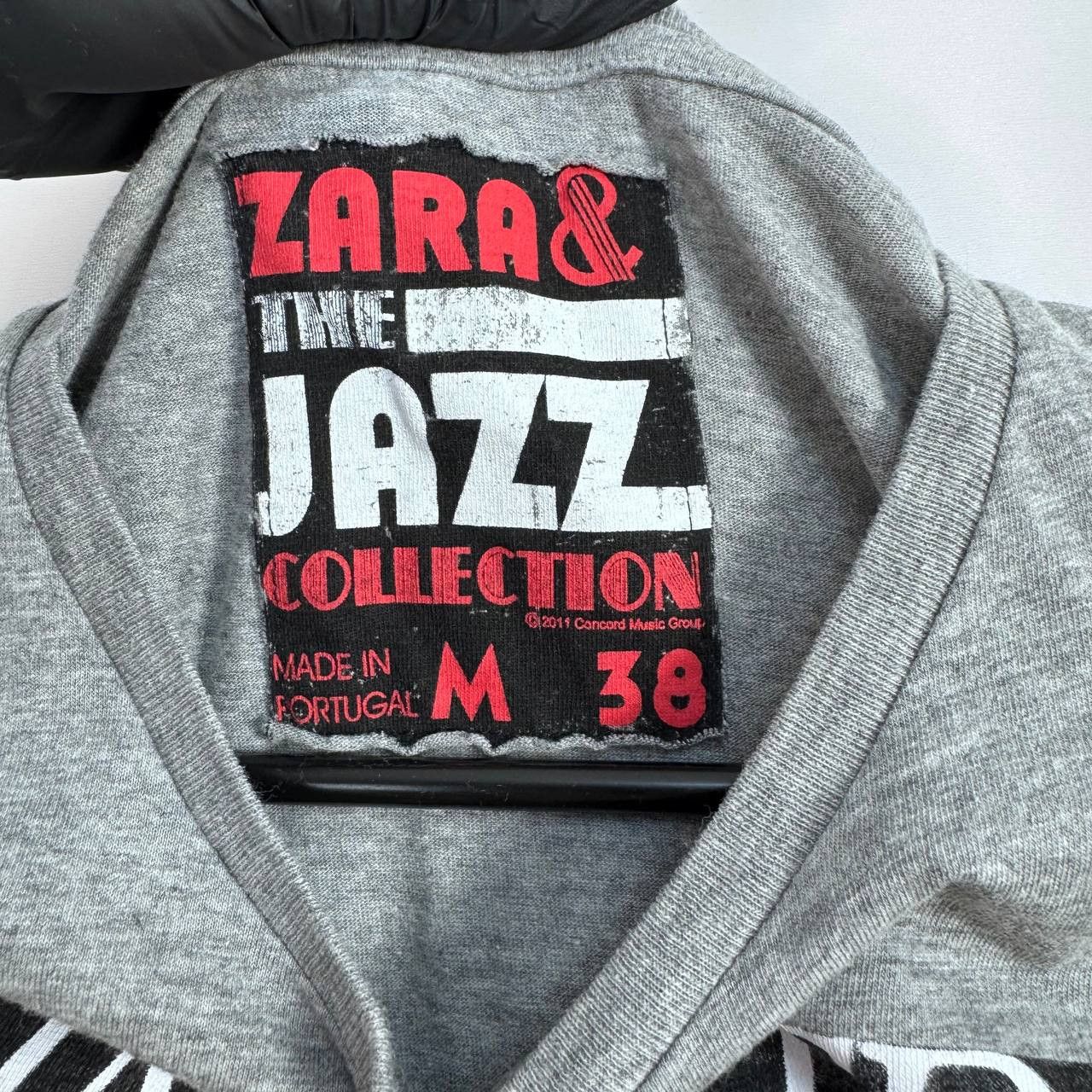 Zara Zara John Coltrane T Shirt Grey Jazz Music European 2011 M Size US M / EU 48-50 / 2 - 4 Thumbnail